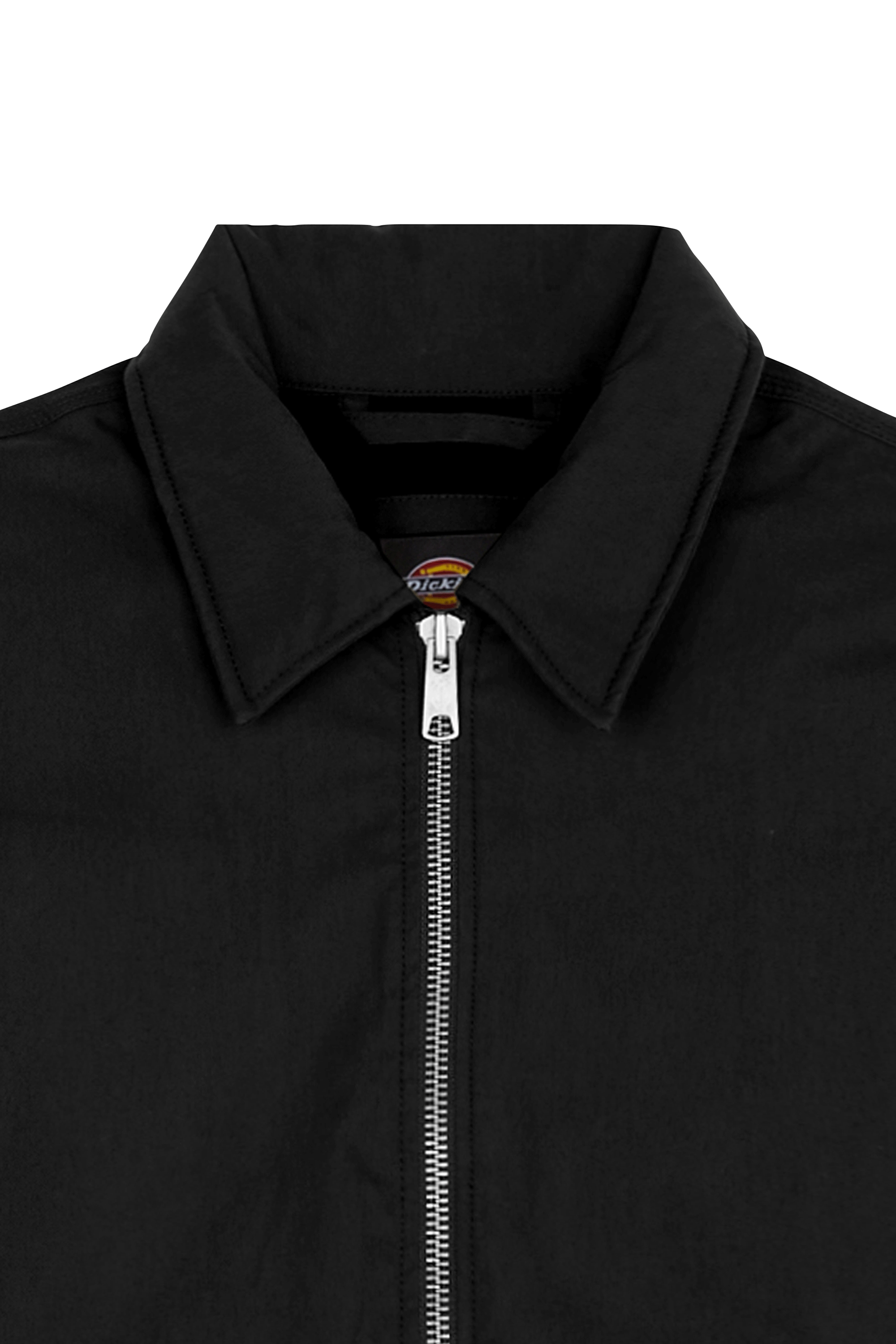 Zipped high-neck colorblock padded jacket with hood | Black DICKIES Men