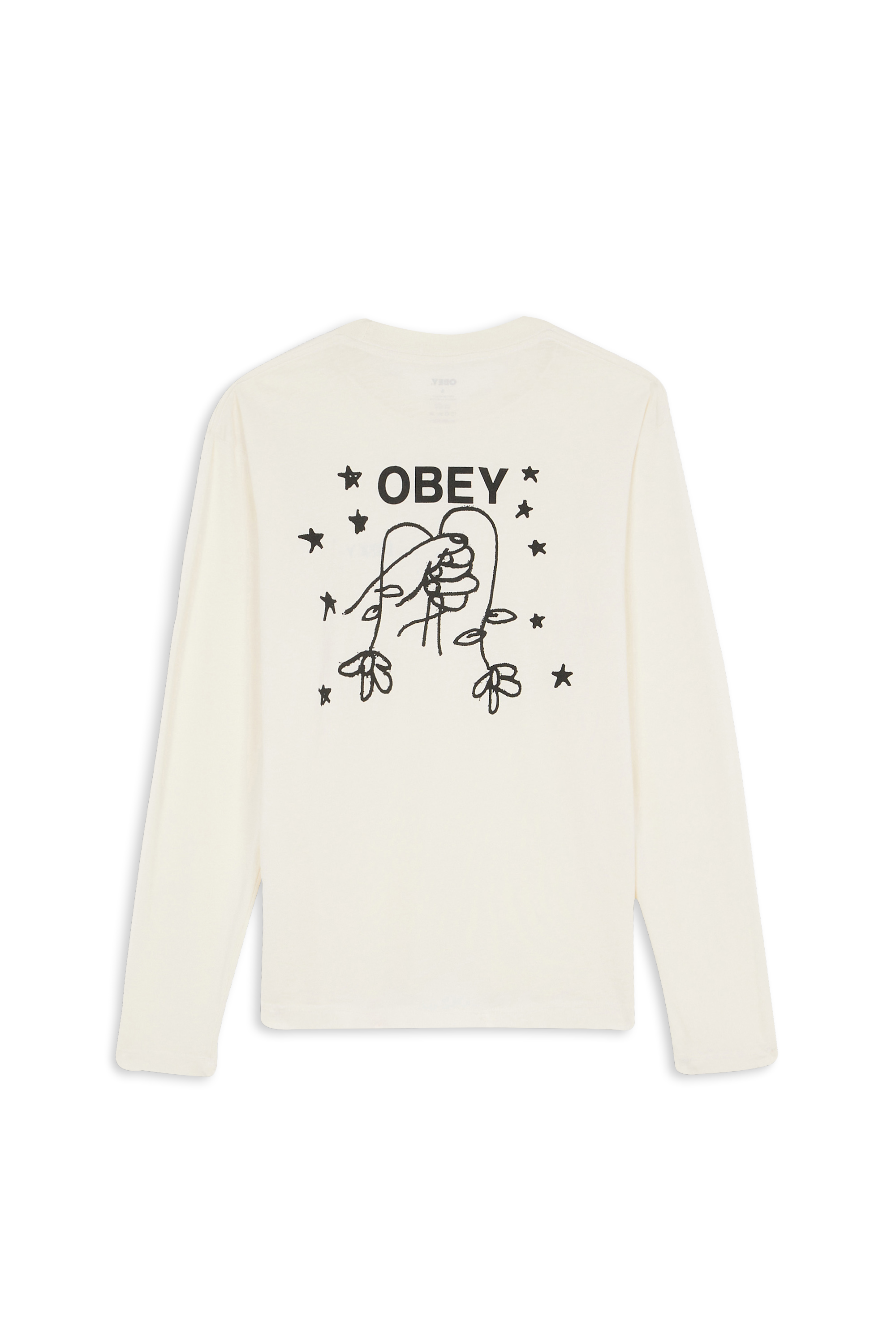 T-shirt manches longues OBEY Beige