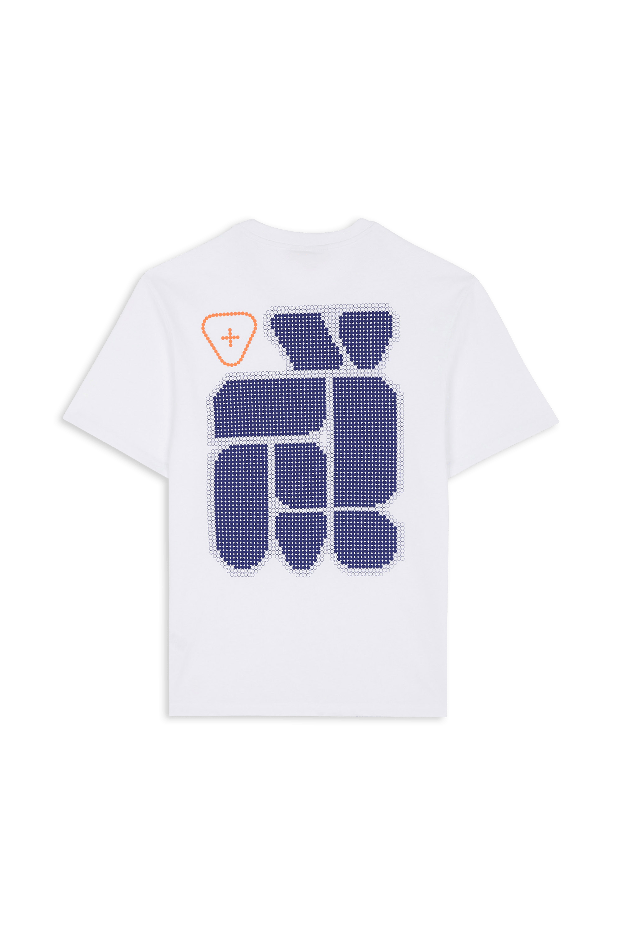 Regular-fit round-neck cotton T-shirt GERTRUDE White