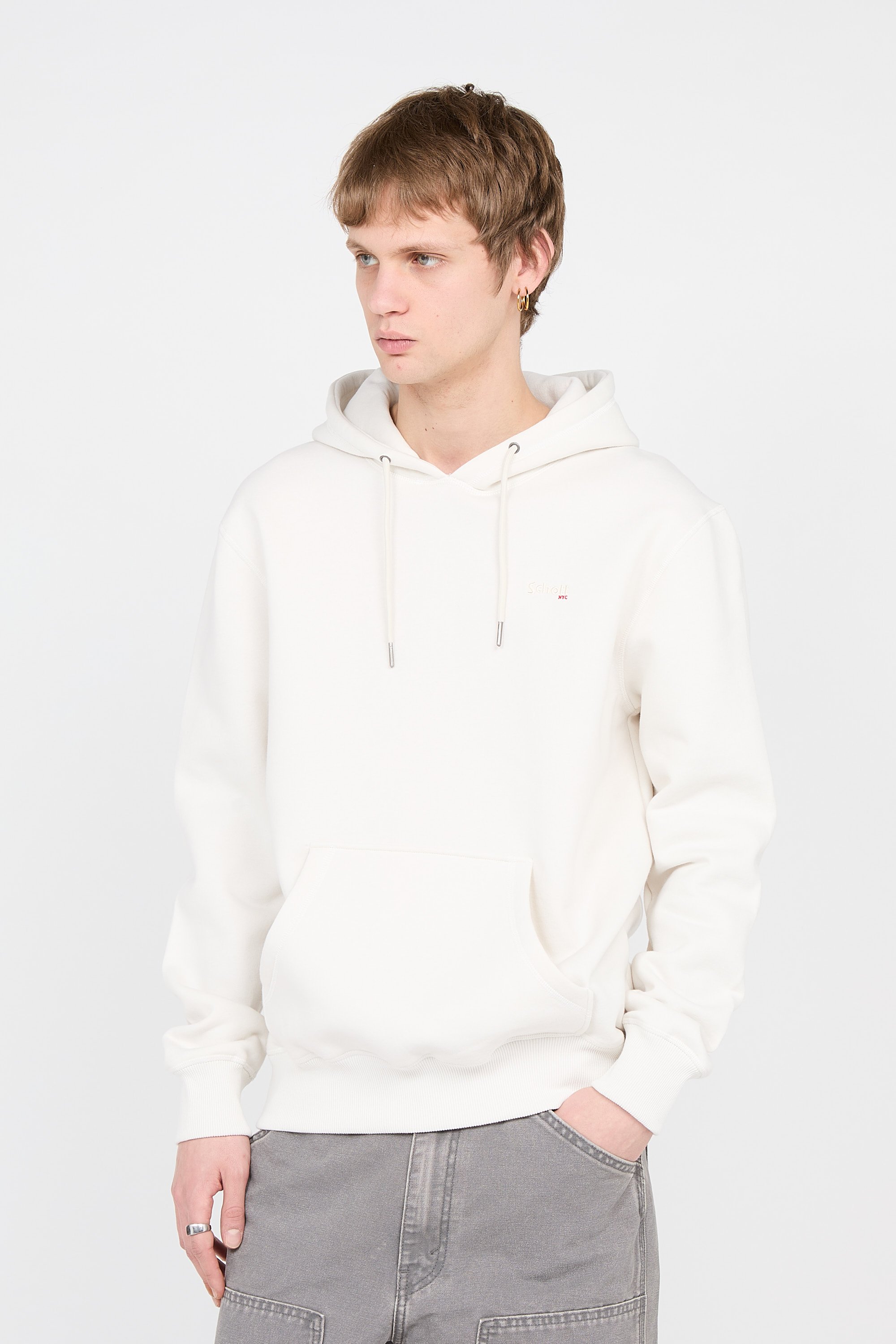 Hoodie | Beige by SCHOTT Hoodie Beige