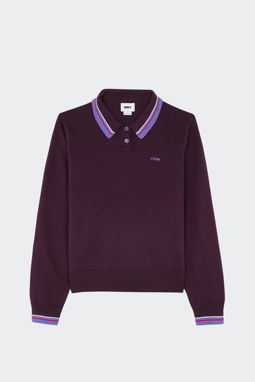 OBEY Polo Rouge