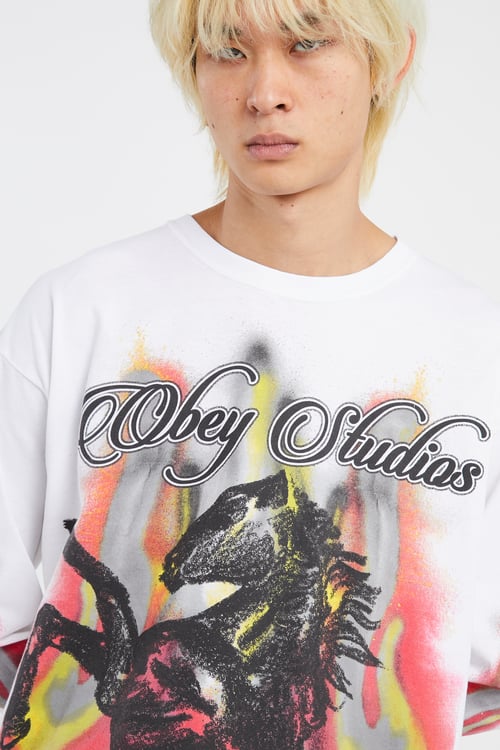 OBEY T-shirt Blanc