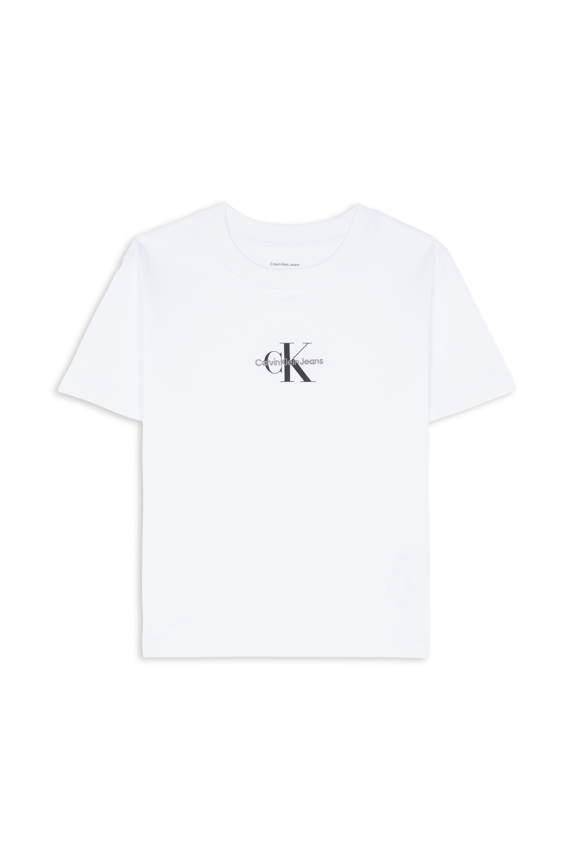 Regular-fit round-neck cotton T-shirt White