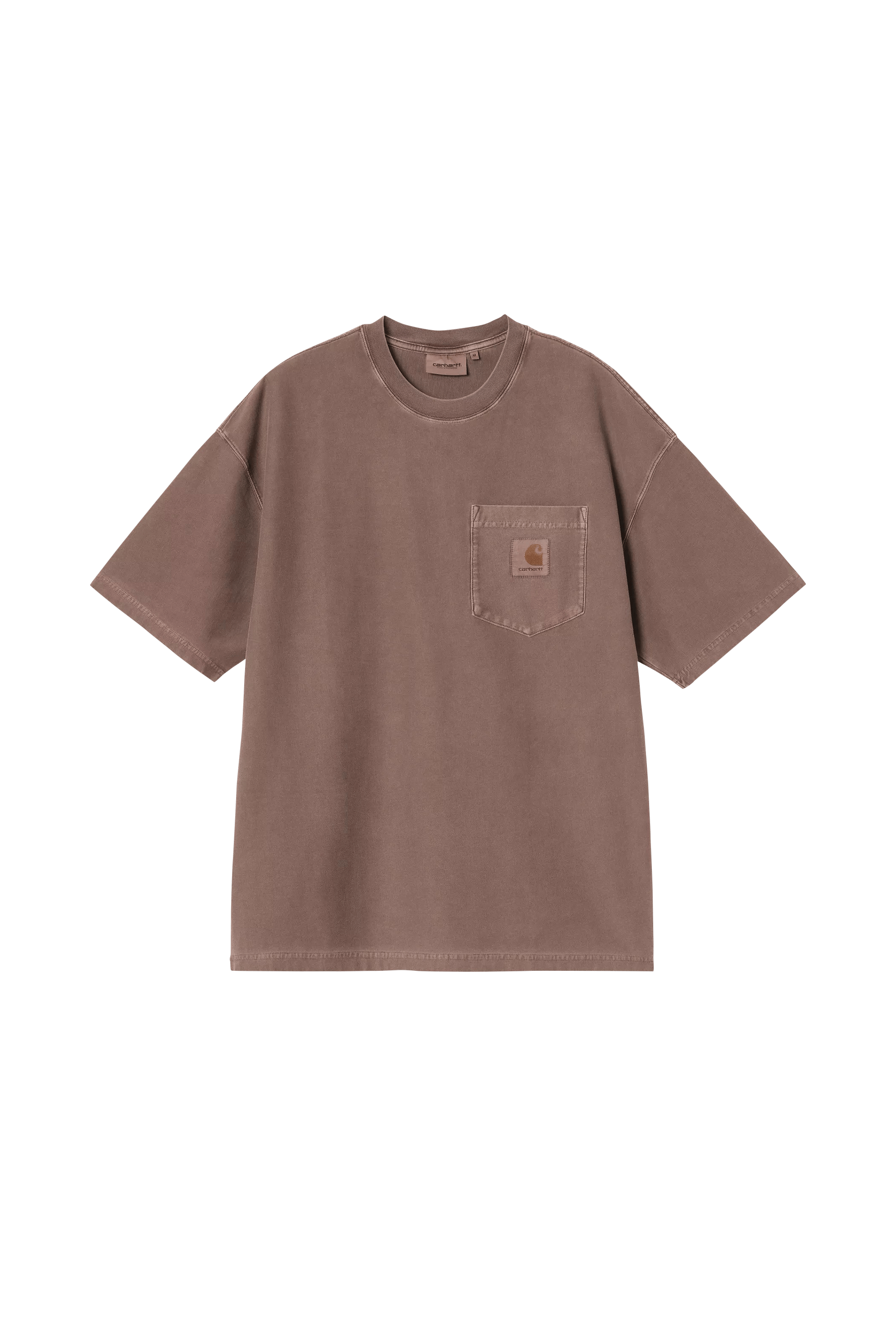 T-shirt LOOSE POCKET Tobacco