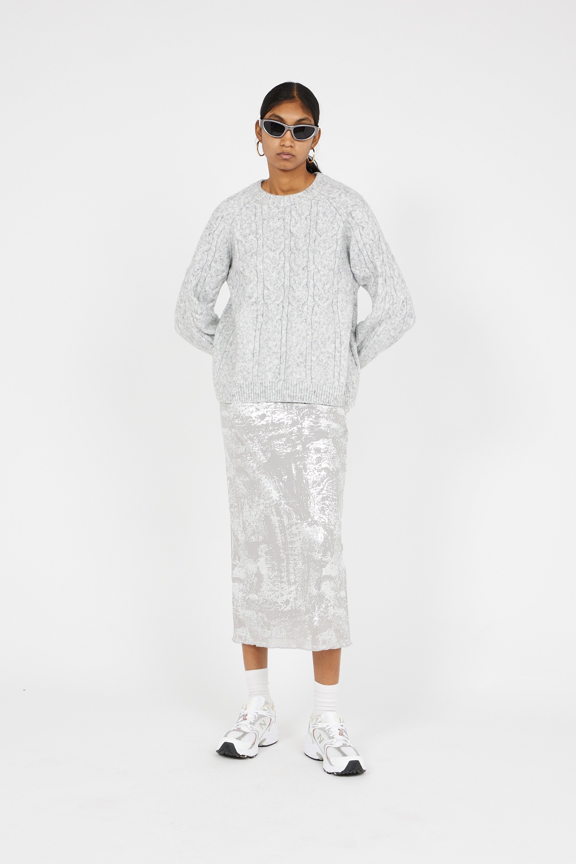 skirt NOISY MAY Grey