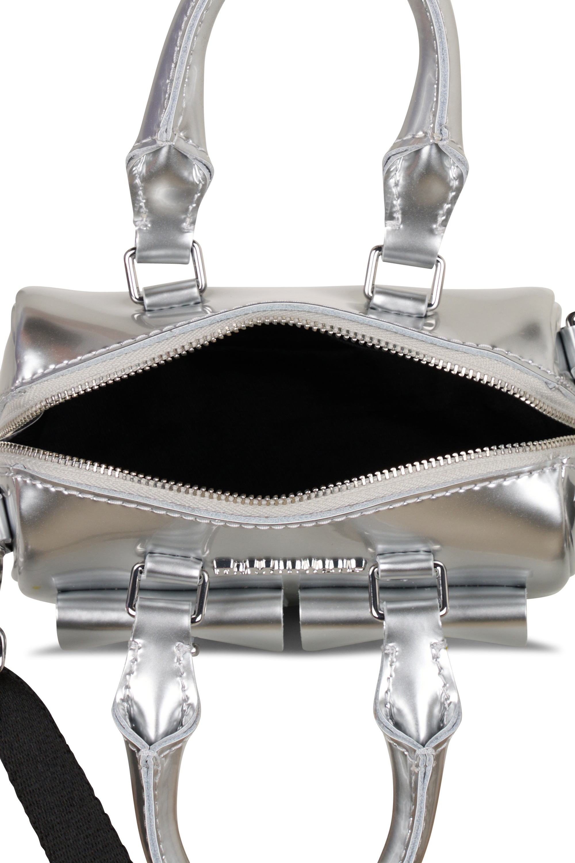 Sac bandoulière en cuir Gris