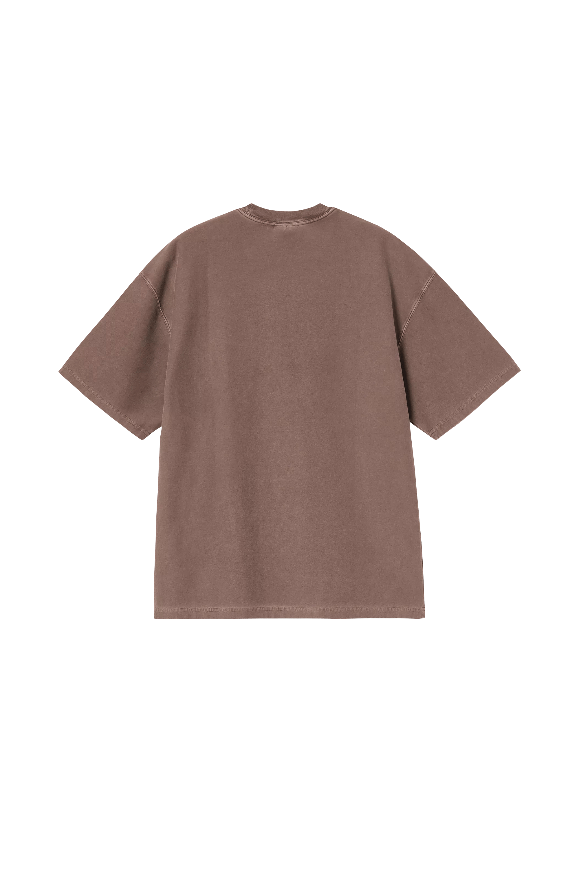 Regular-fit round-neck cotton T-shirt | Brown CARHARTT WIP Men