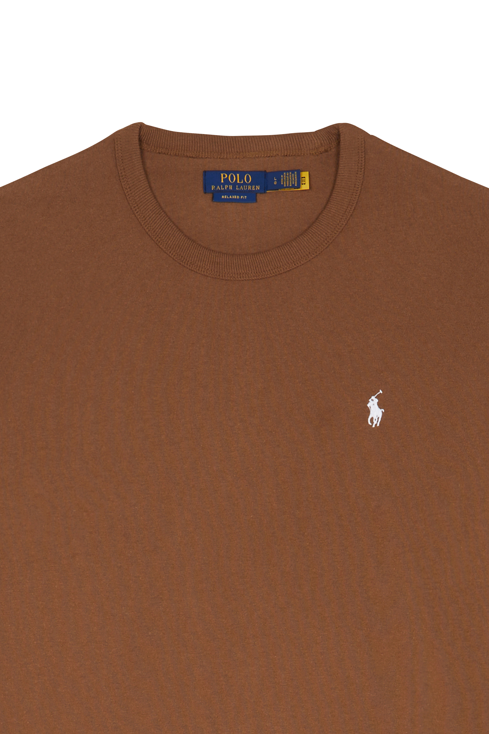 Regular-fit round-neck cotton T-shirt | Brown POLO RALPH LAUREN Men