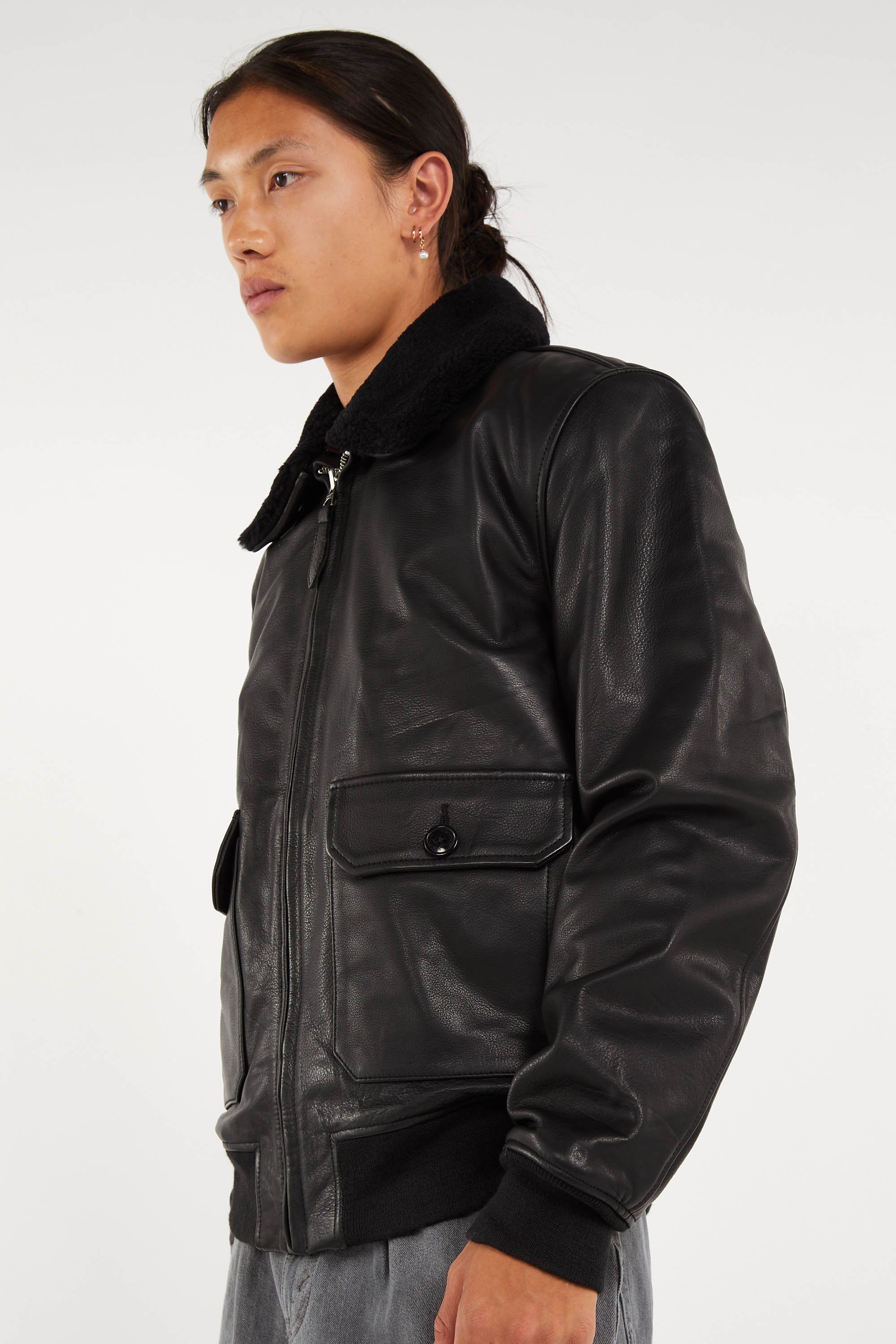 Jacket | Black SCHOTT Men