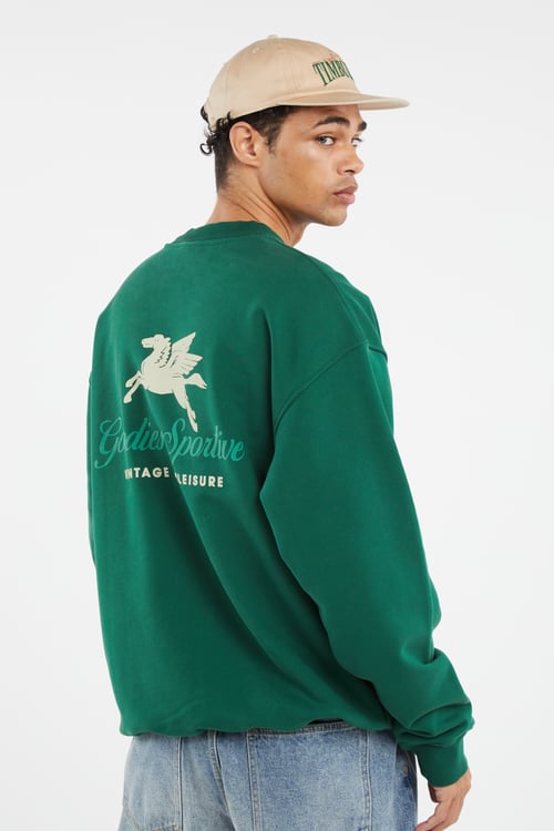GOODIES SPORTIVE Sweatshirt Vert