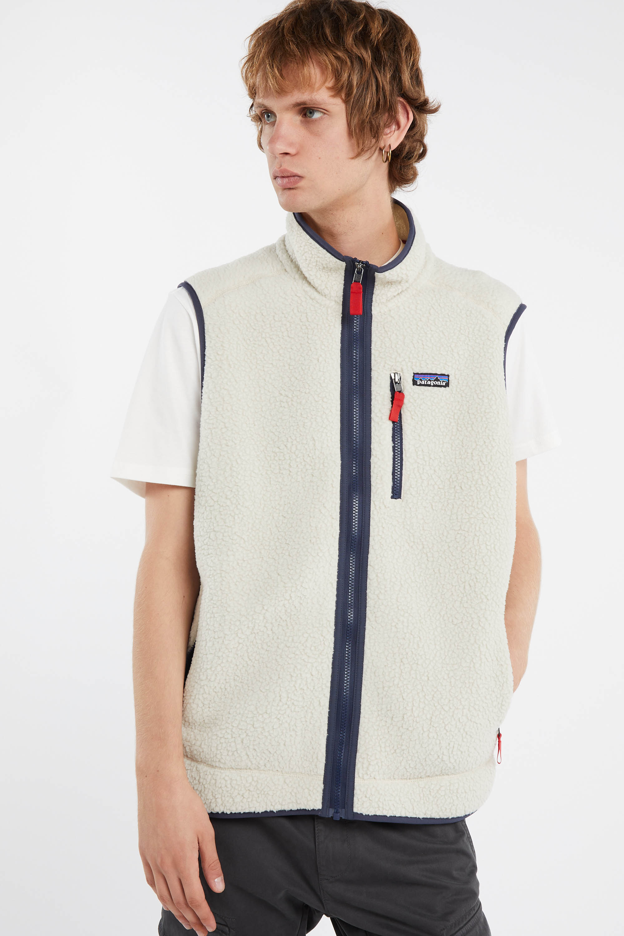 Polaire sans manches Beige