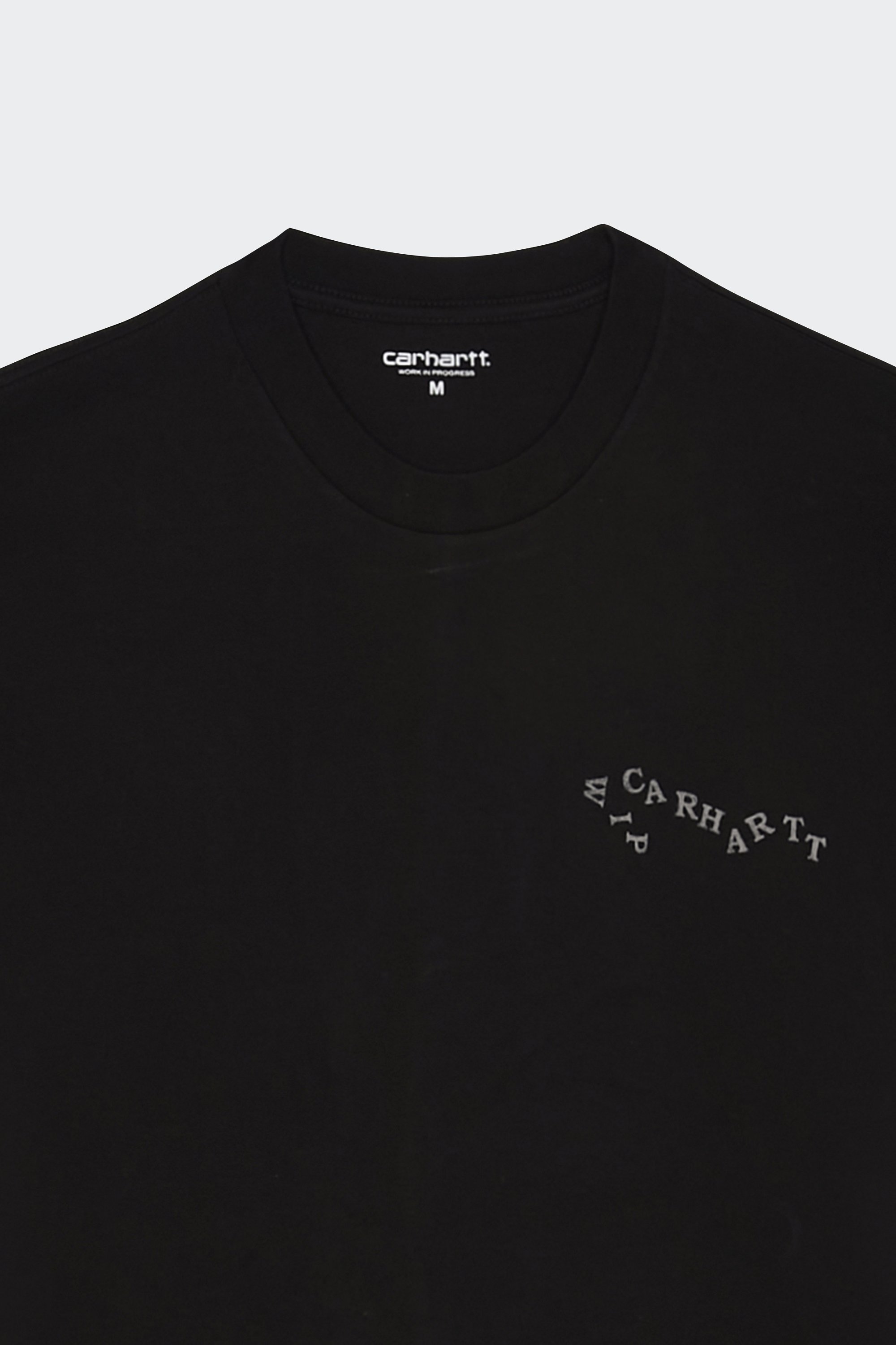 Regular-fit round-neck cotton T-shirt | Black by CARHARTT WIP Regular-fit round-neck cotton T-shirt Black
