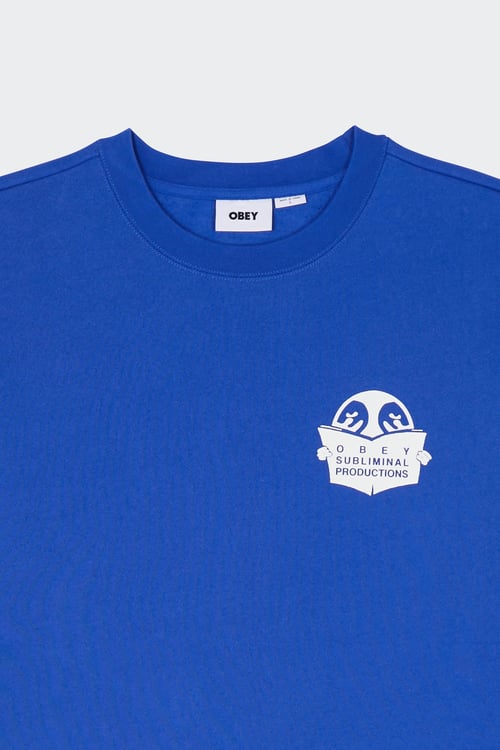 OBEY Sweatshirt Bleu