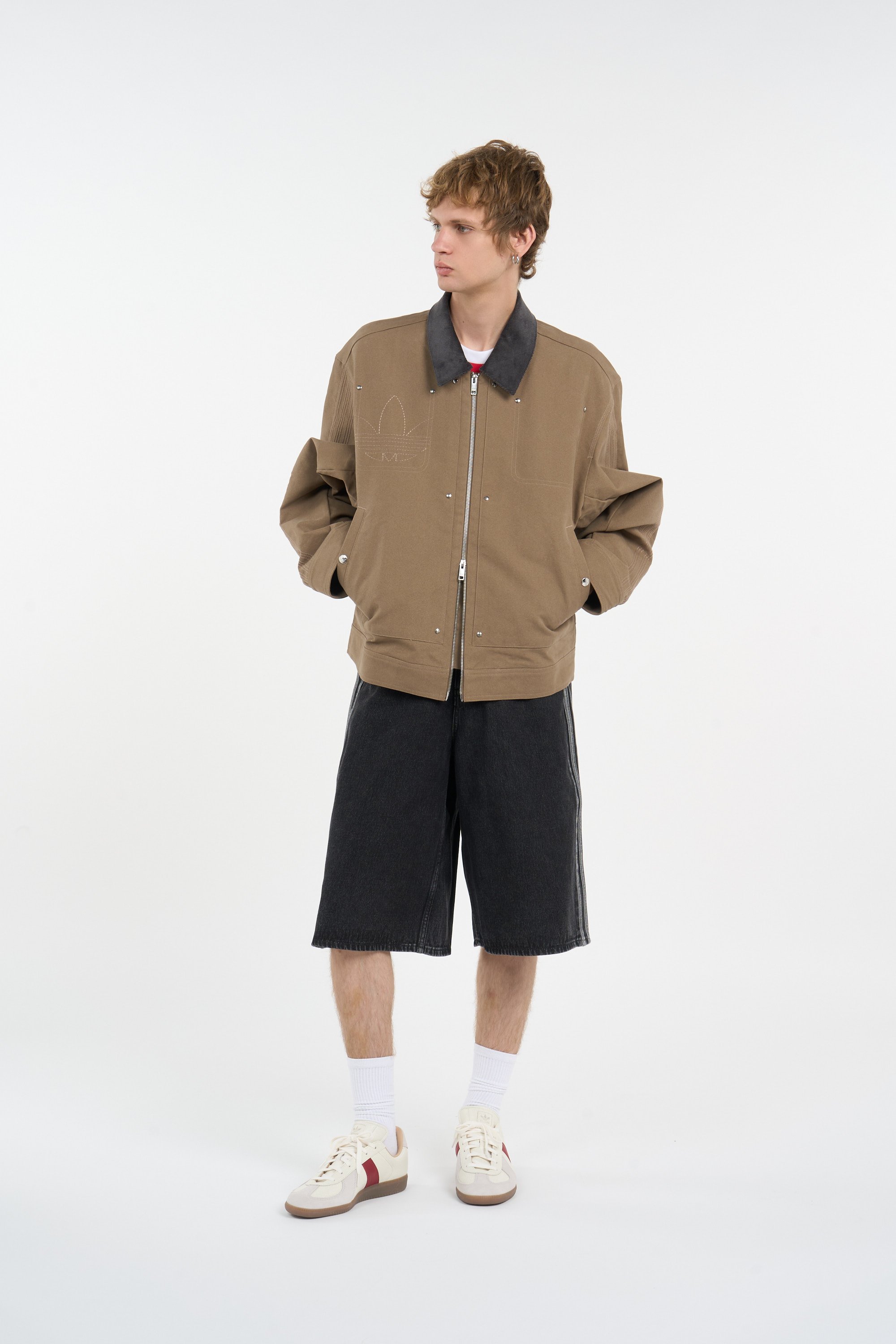 Bomber jacket | Beige ADIDAS Men