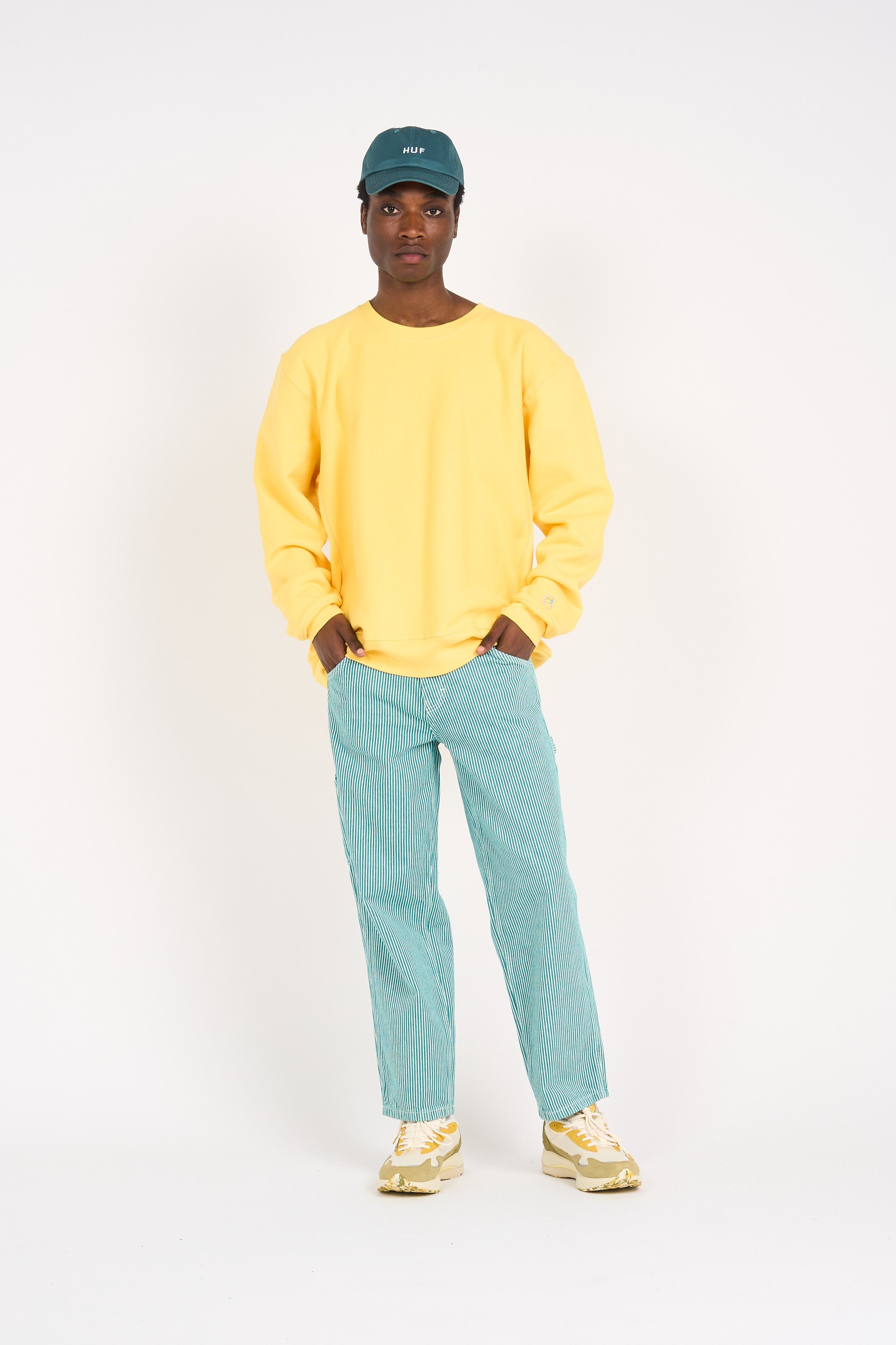 Sweatshirt Crewneck Sweatshirt Yellow Champion Man Citadium