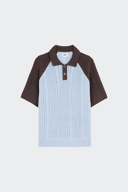 Obey - Polo - Taille S Bleu homme