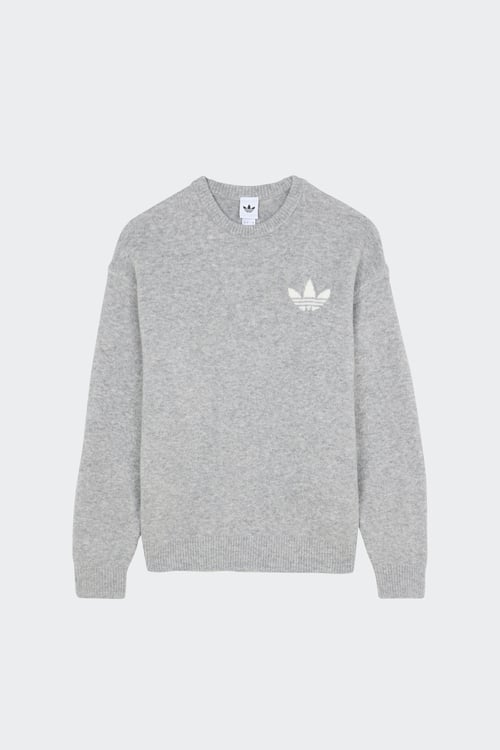 Adidas - Pull - Taille S Gris femme