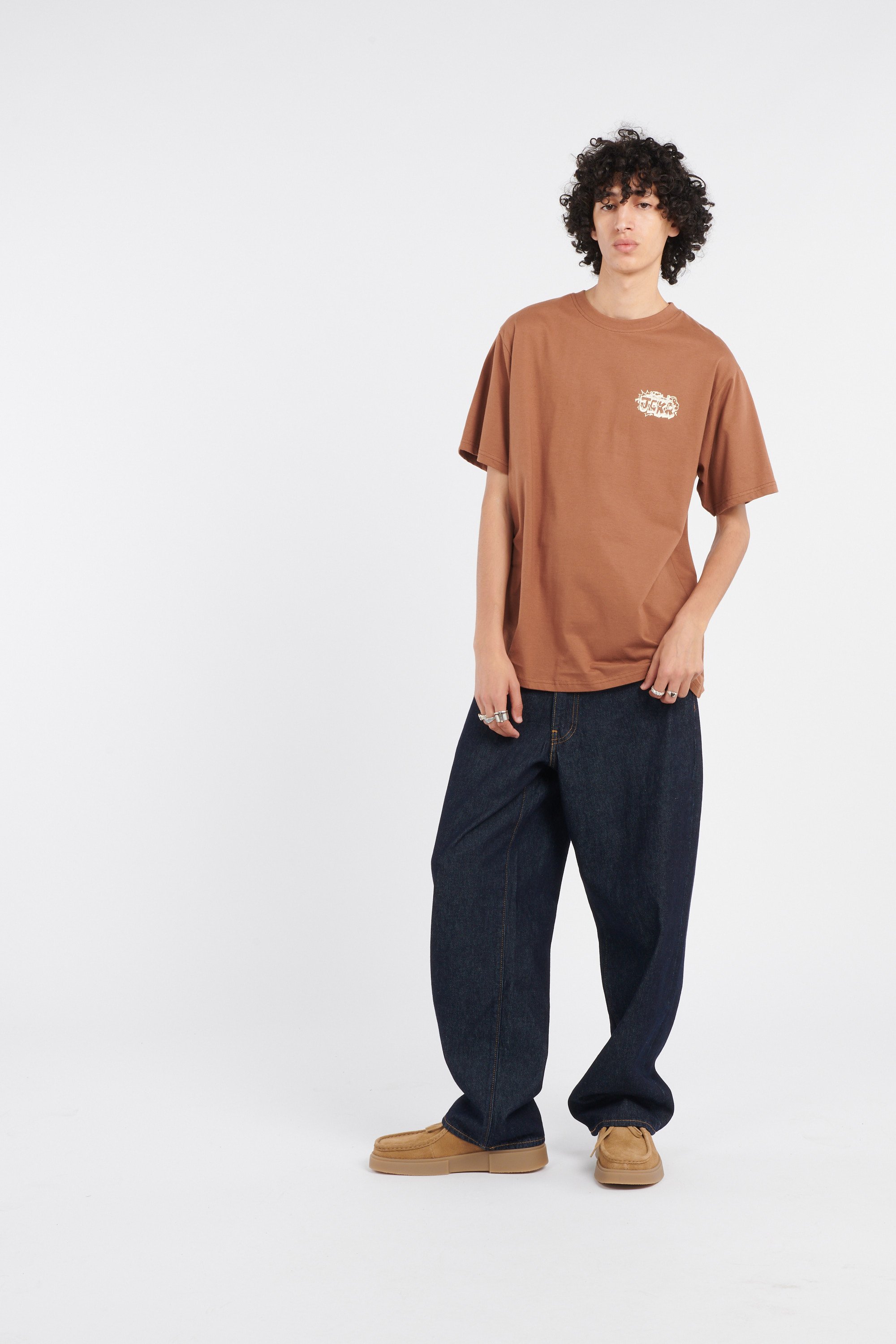 T-shirt | Brown by JACKER T-shirt Brown