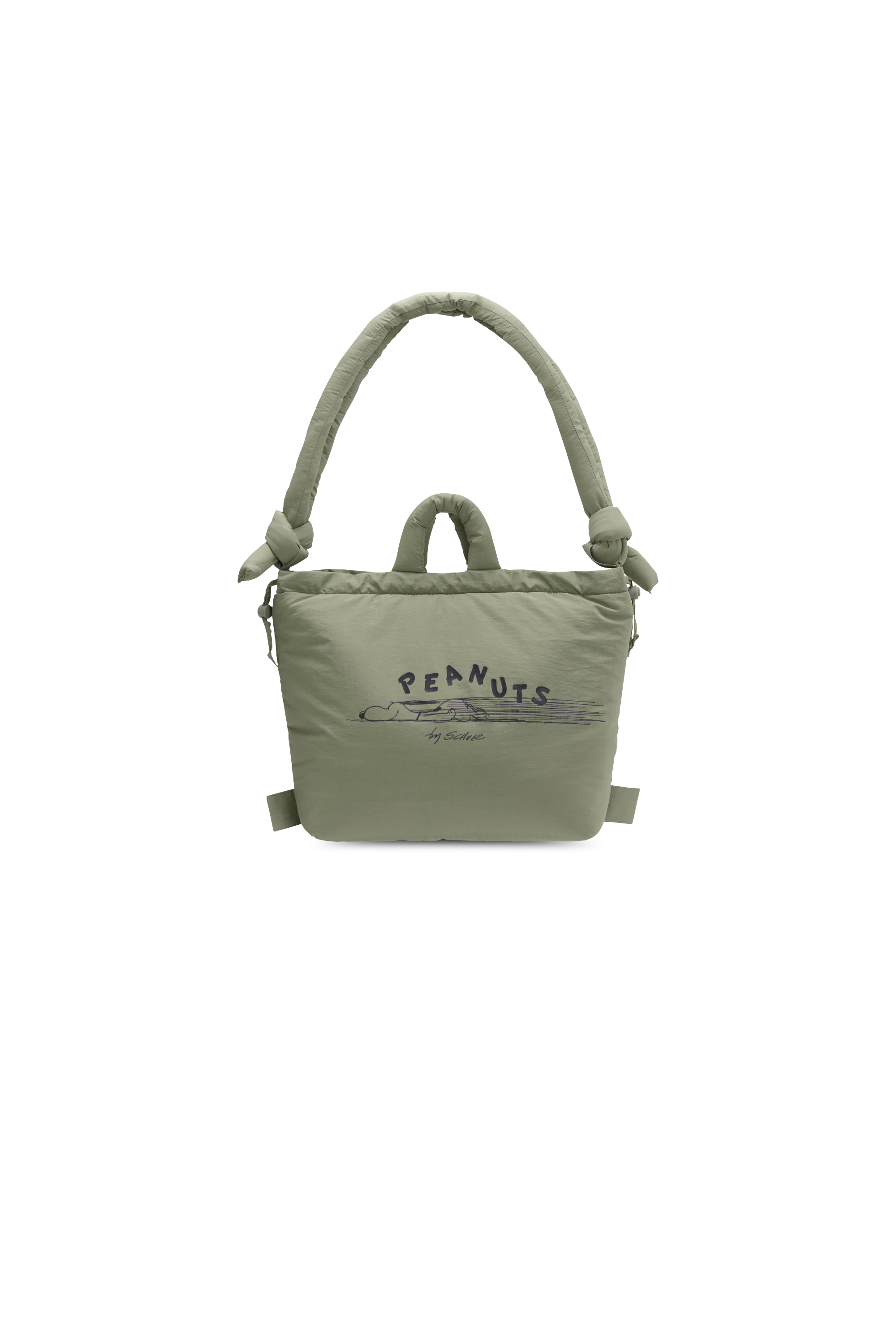 Shoulder bag ONA Peanuts  sage