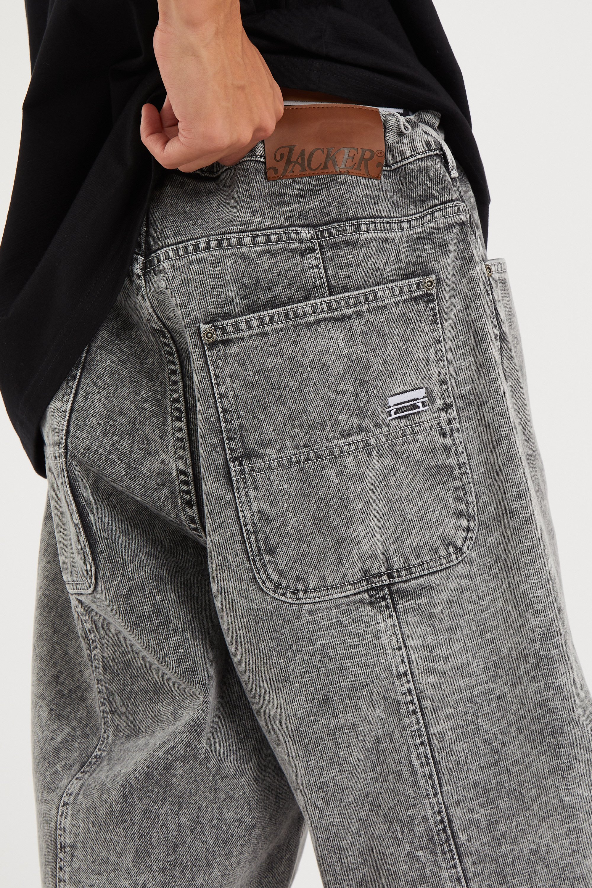 Cotton Bermuda shorts | Grey JACKER Men