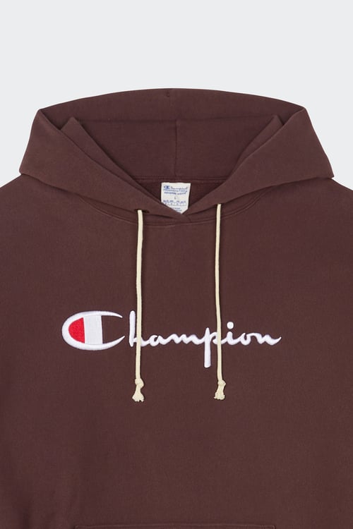 CHAMPION Hoodie Marron