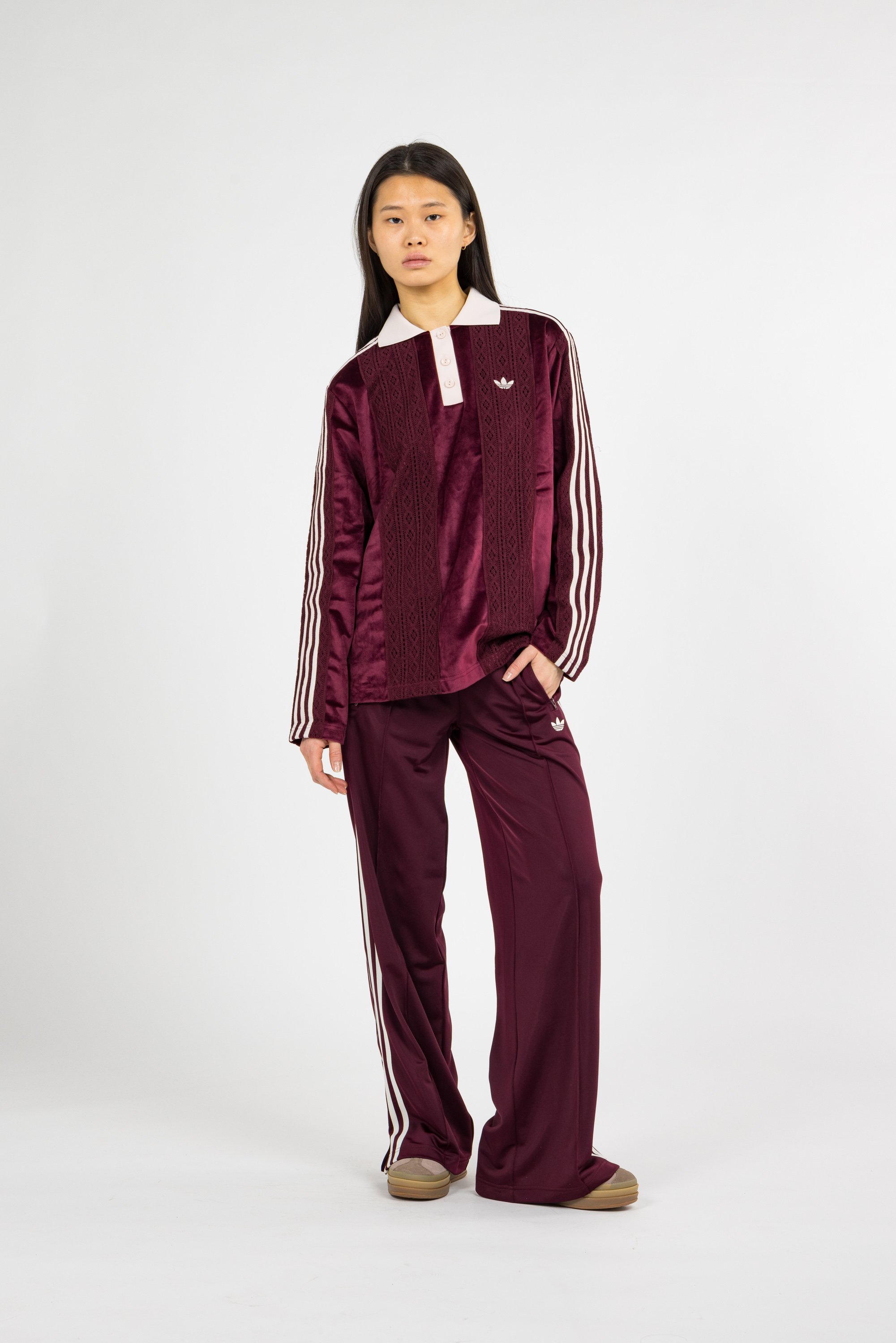 Pantalon de survêtement ADIDAS Rouge