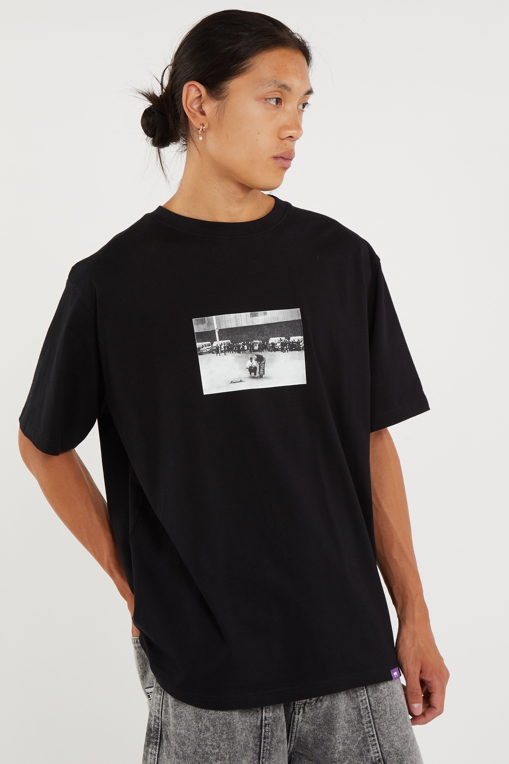Cotton T-shirt | Black JACKER Men
