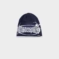 Beanie  Ultra blue/white