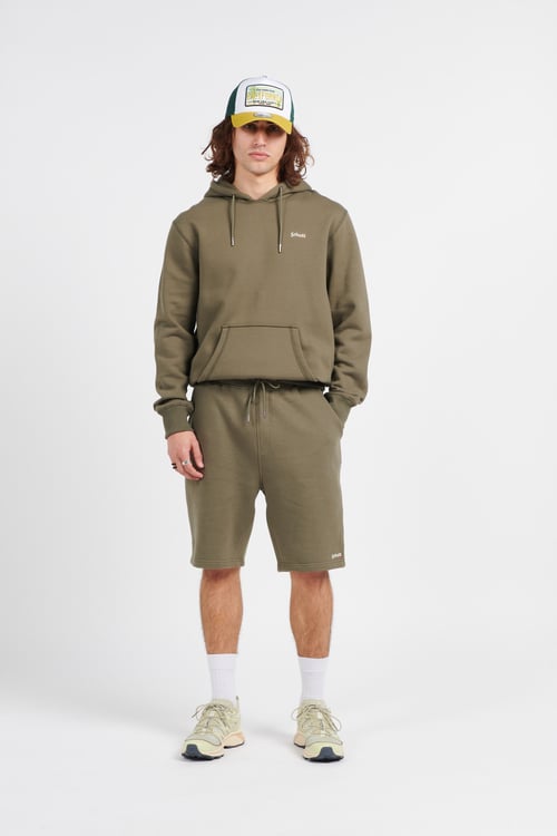 SCHOTT Hoodie Vert