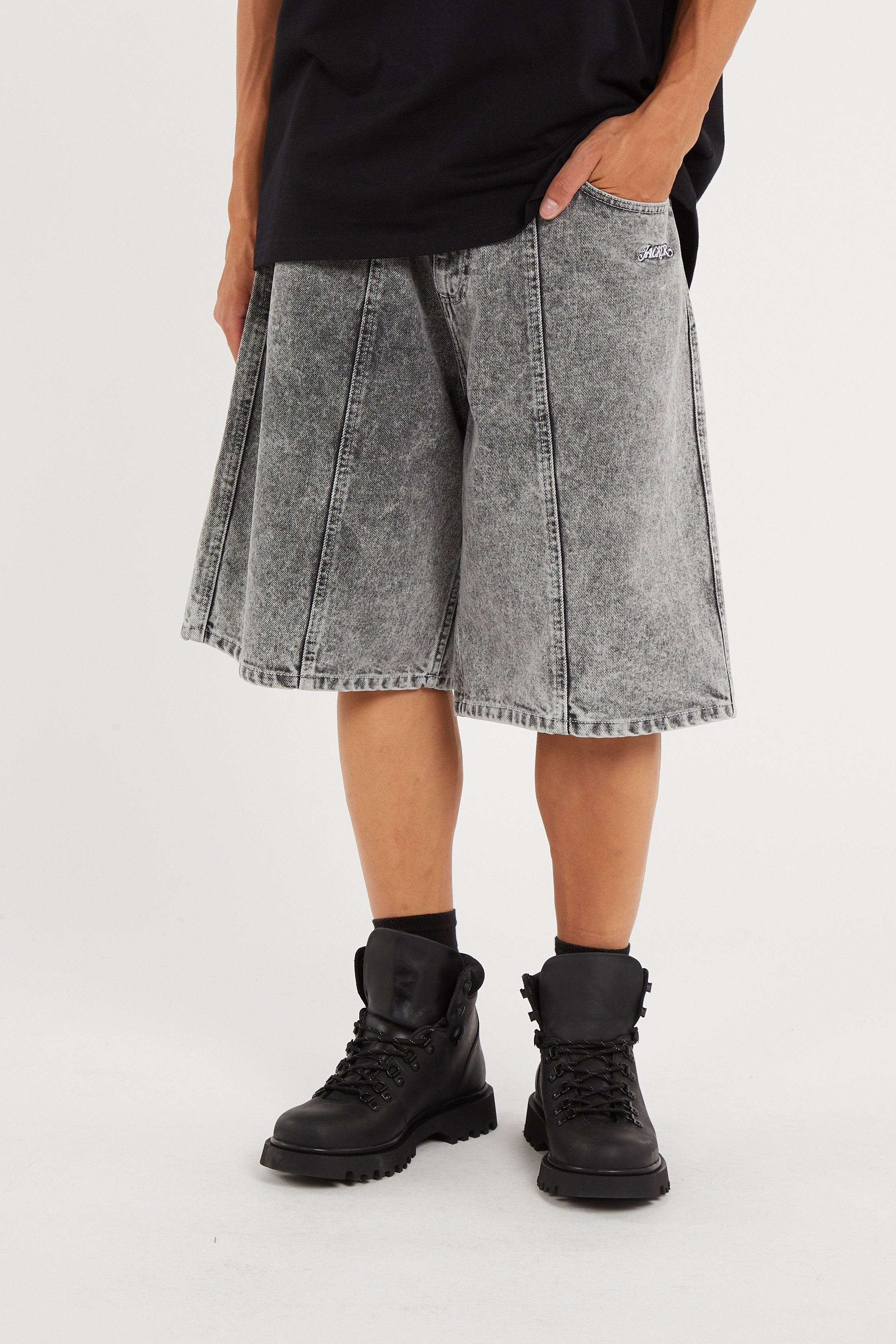 Cotton Bermuda shorts | Grey JACKER Men