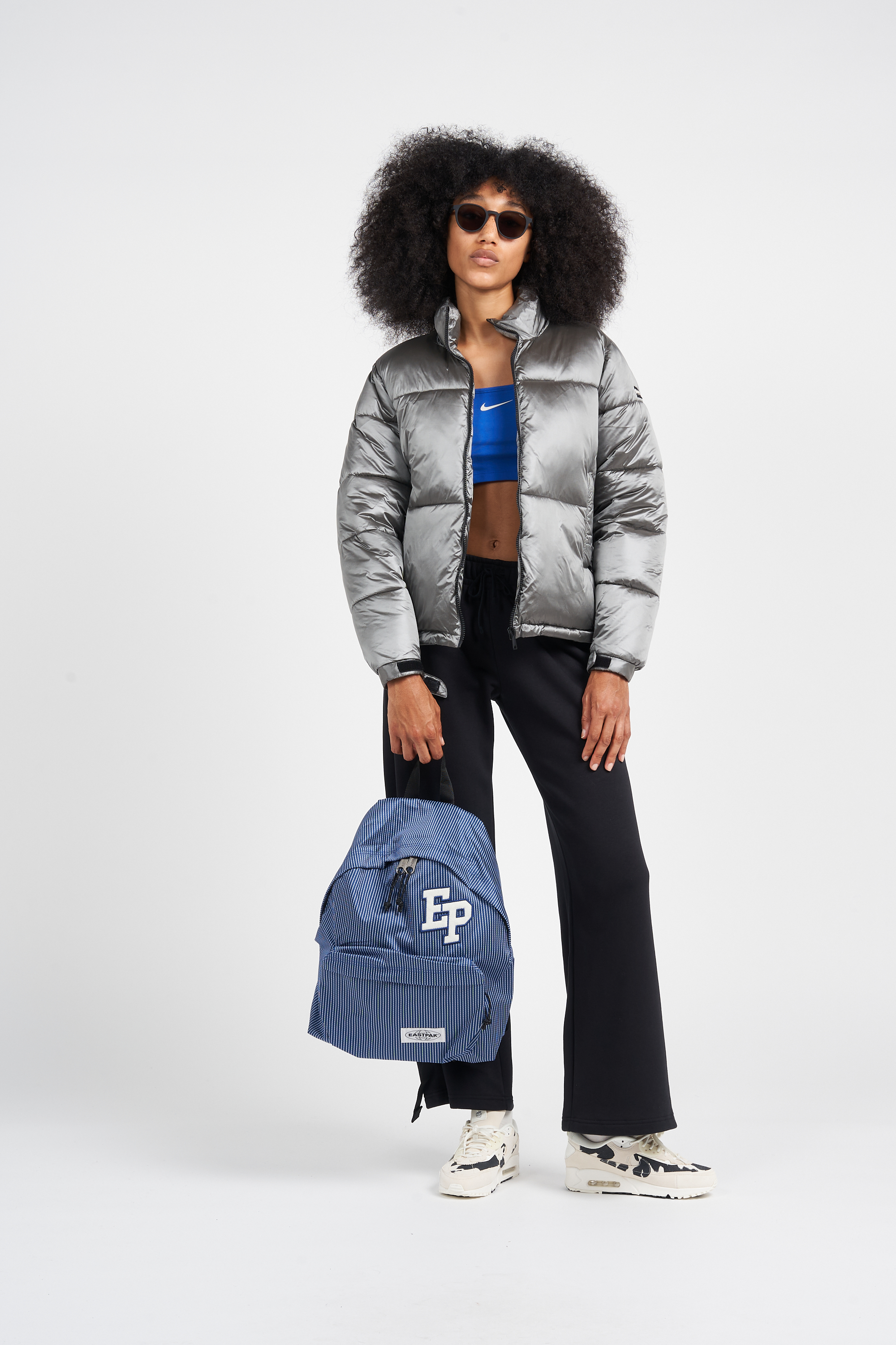 Puffer Jacket Silver
