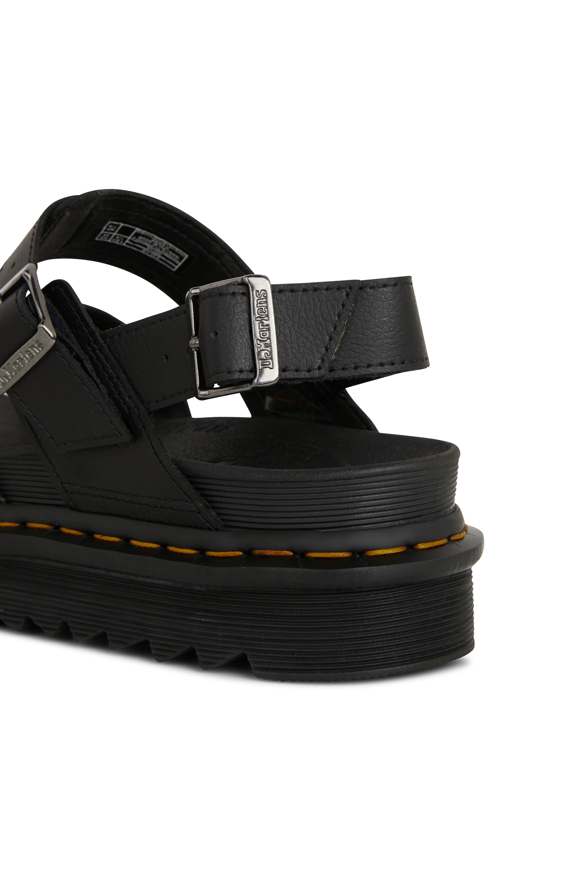 Flat furry sheepskin sandals Black