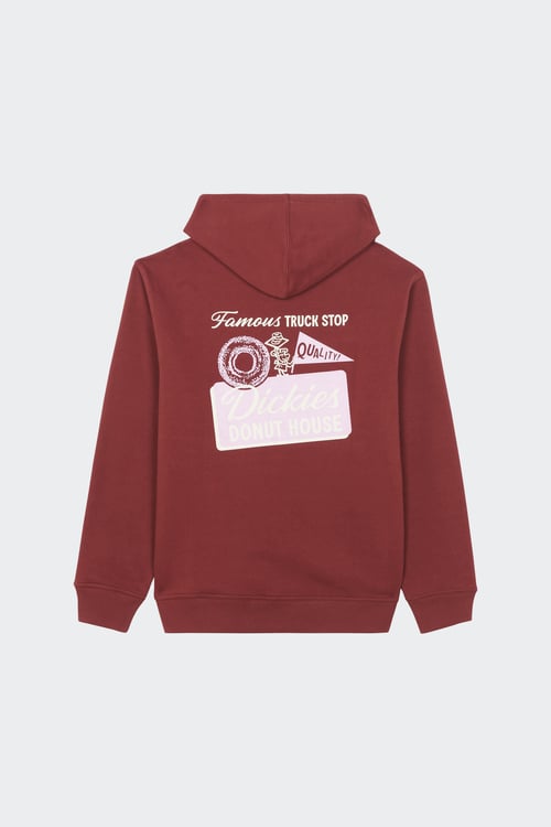 DICKIES Hoodie Rouge