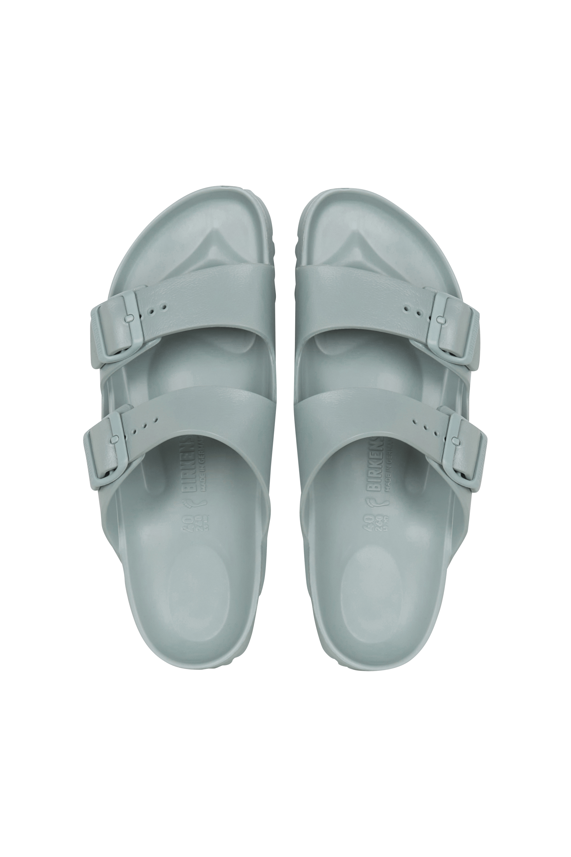 Flat furry sheepskin sandals Blue