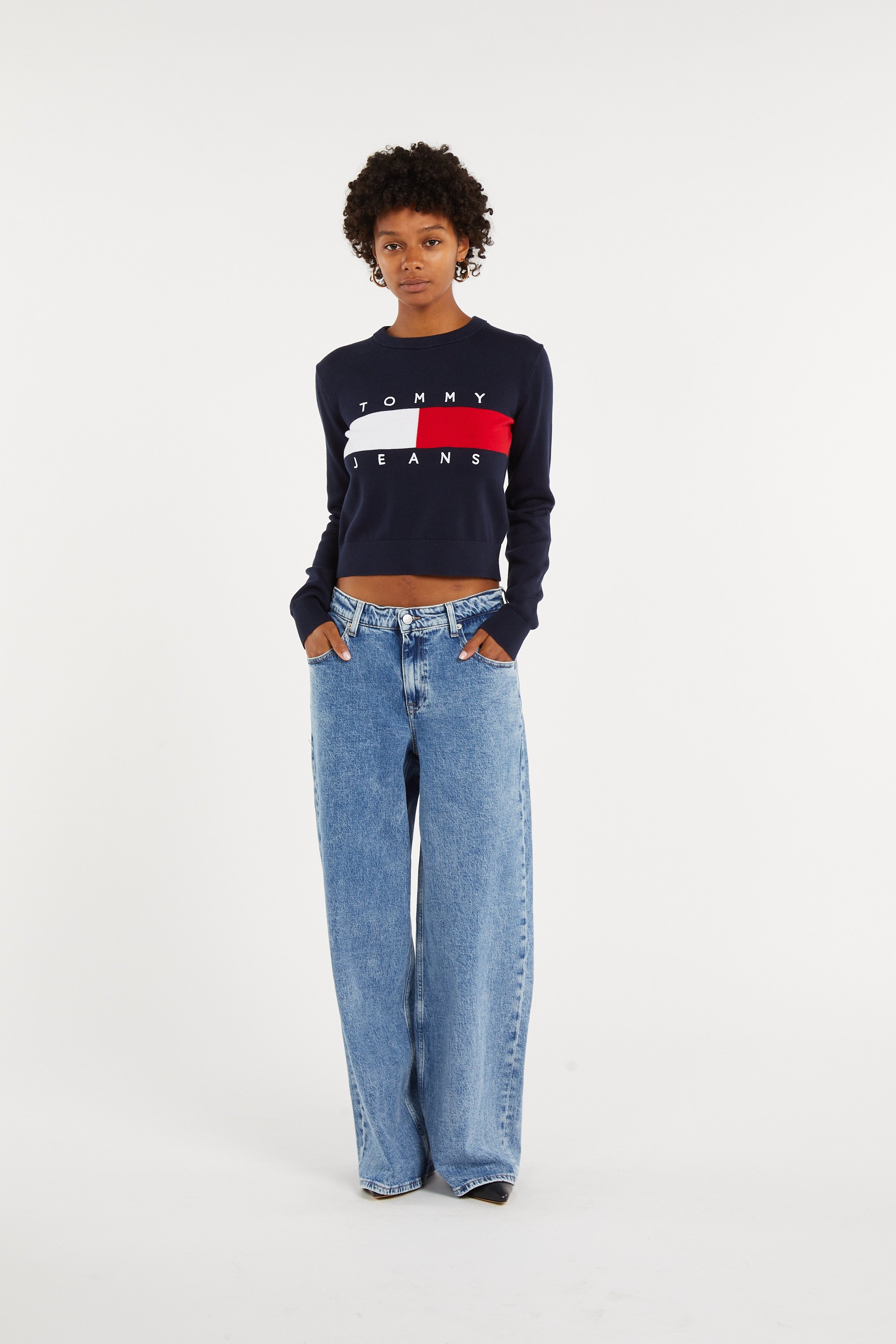 Pull | Bleu TOMMY JEANS Femme