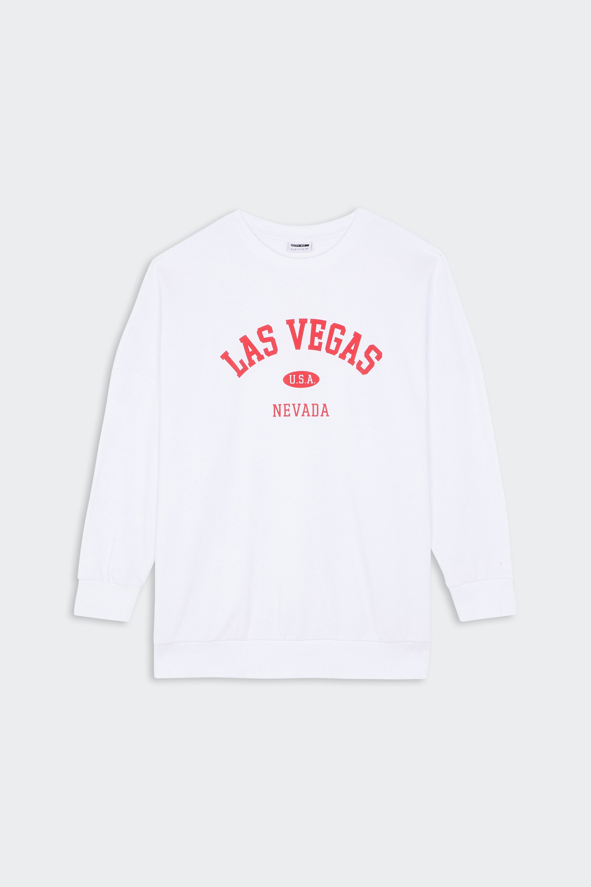 Sweatshirt | Blanc by NOISY MAY Sweatshirt Blanc