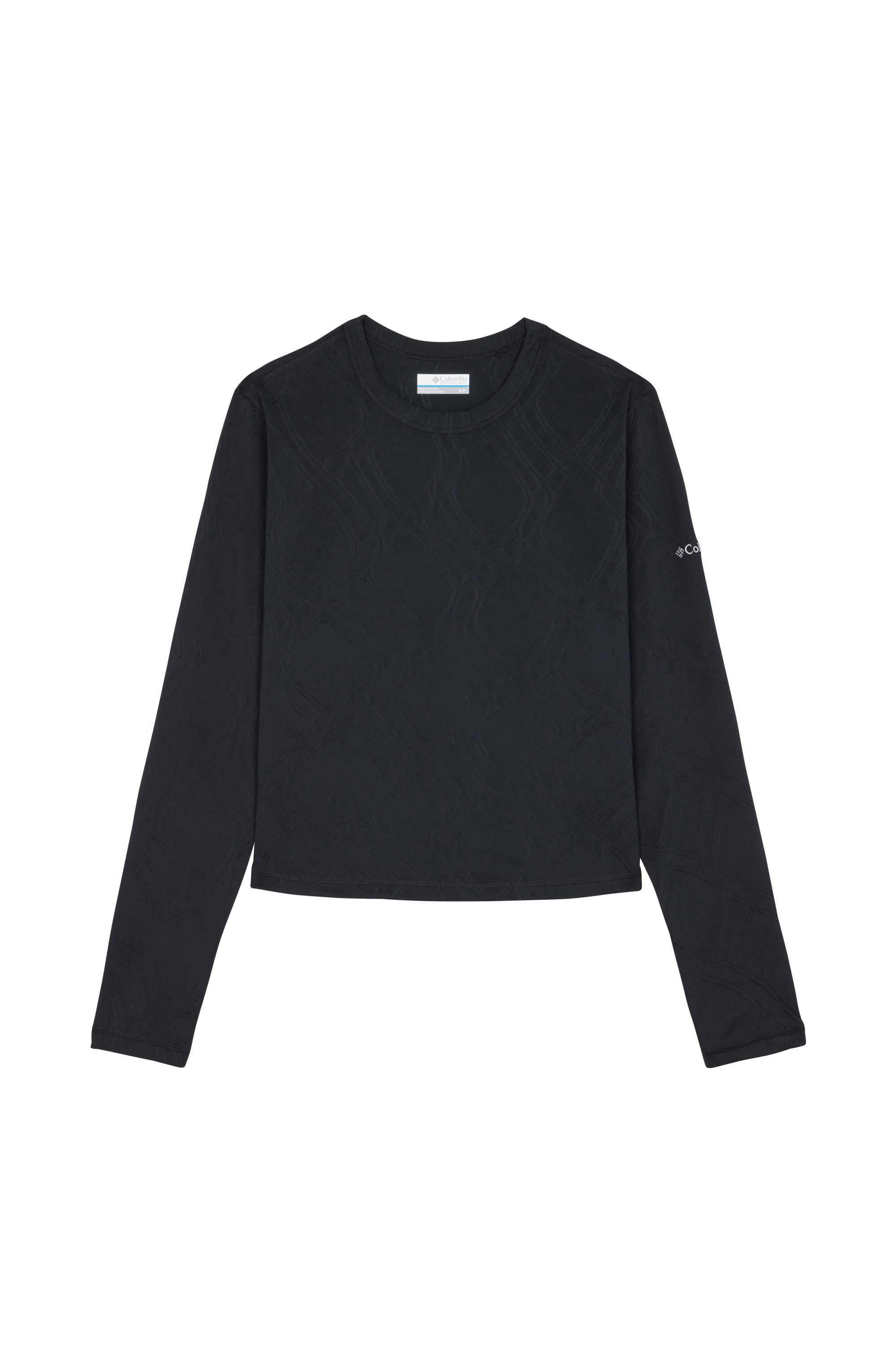 Regular-fit round-neck cotton T-shirt Black