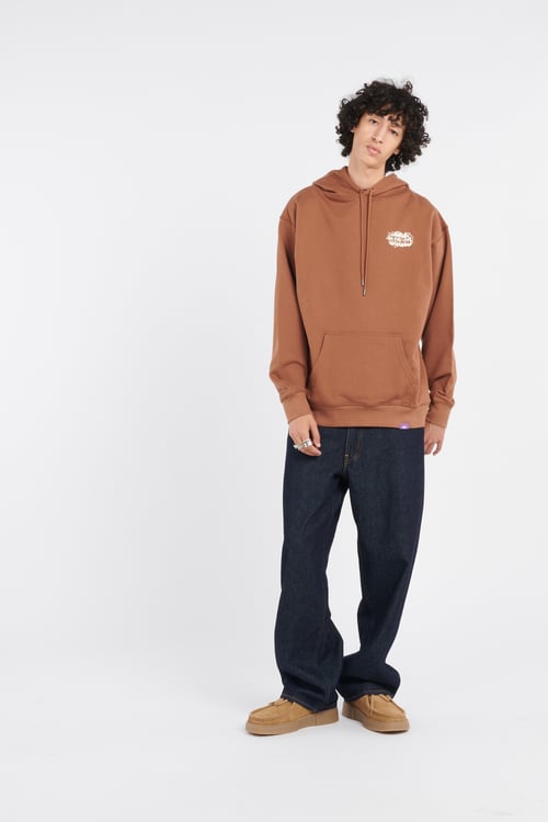 JACKER Hoodie Marron