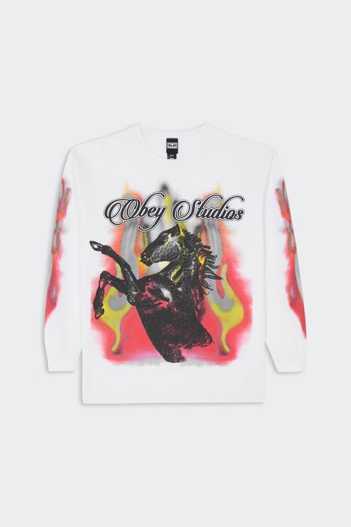 OBEY T-shirt Blanc