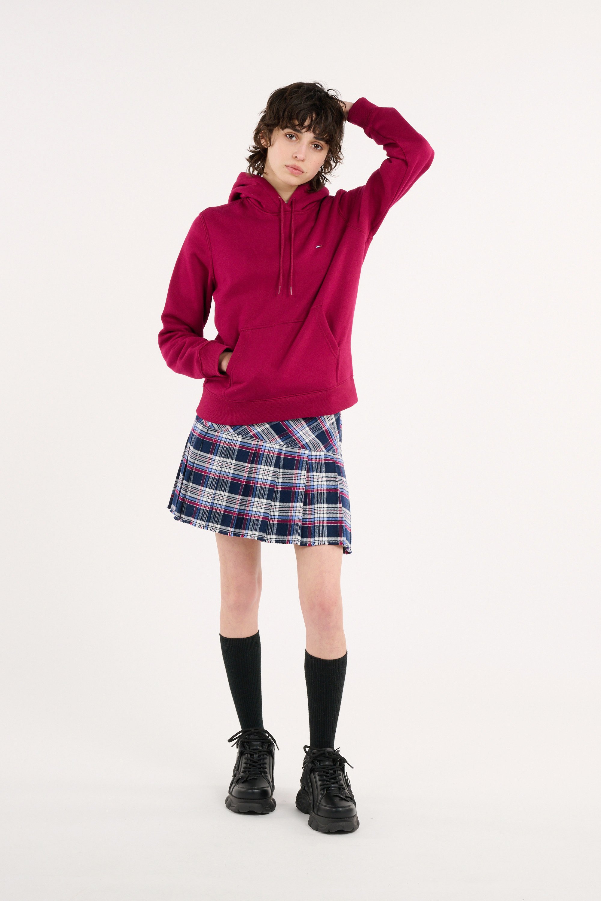 Hoodie TOMMY JEANS Rouge