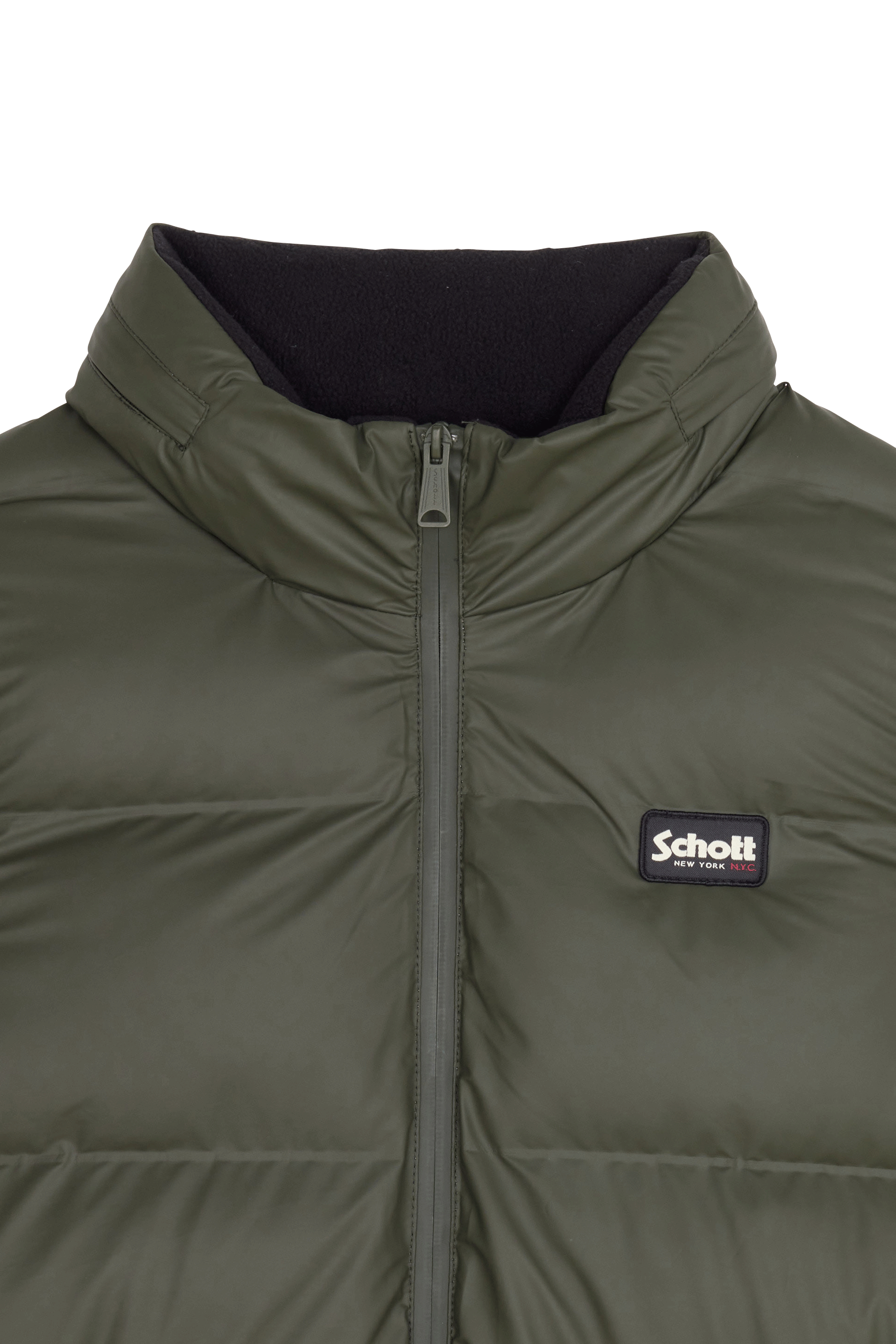 Puffer Jacket SCHOTT Green