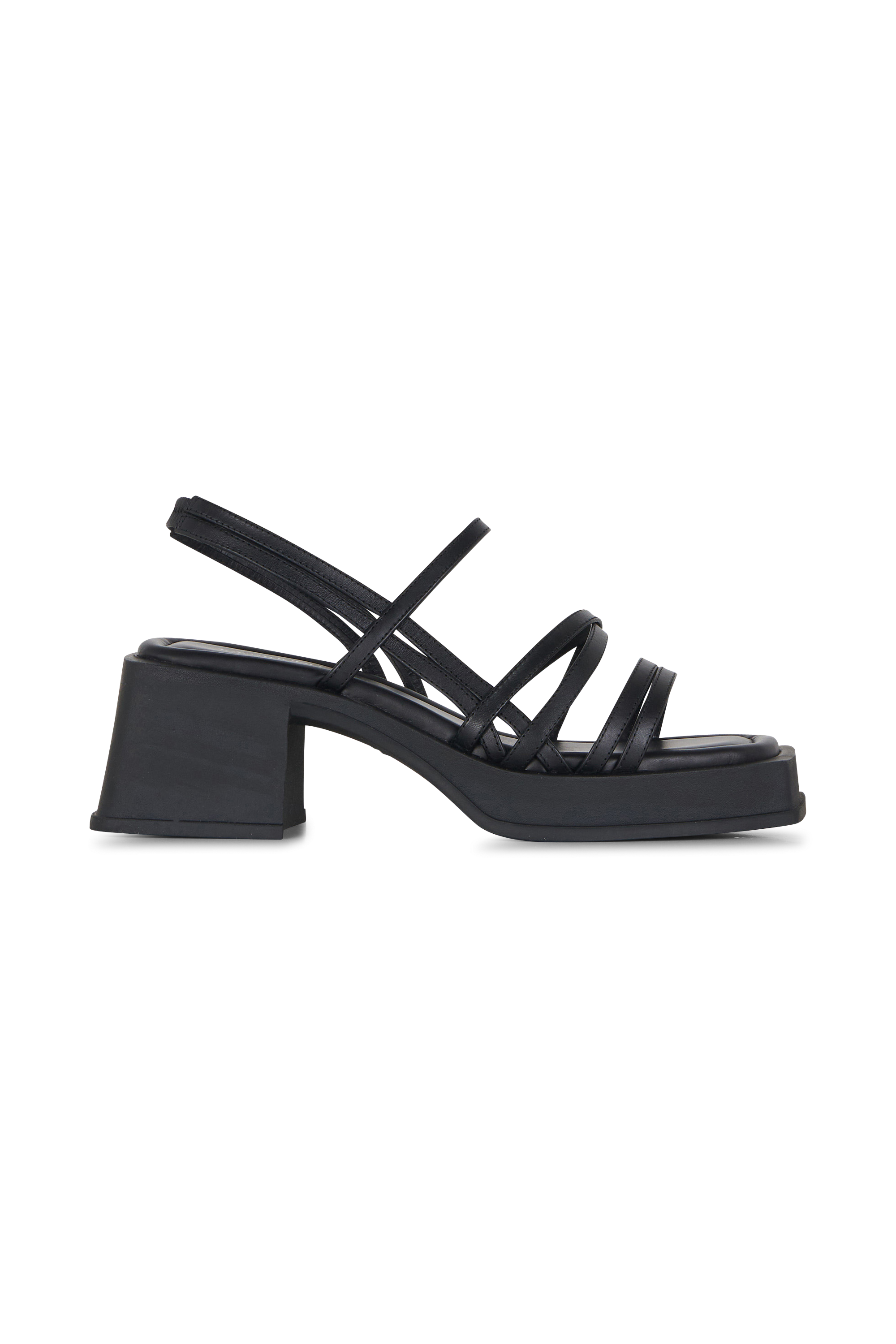 High sandals Black