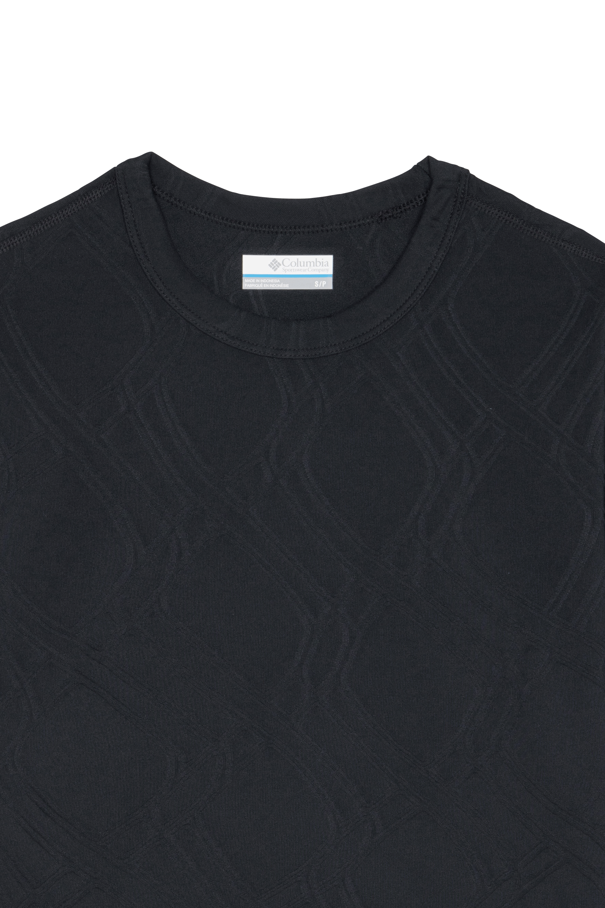 Regular-fit round-neck cotton T-shirt Black