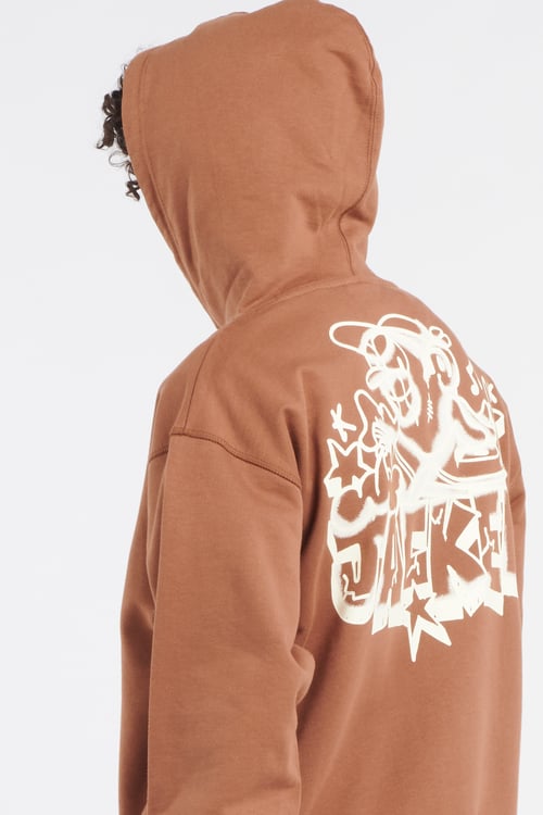 JACKER Hoodie Marron