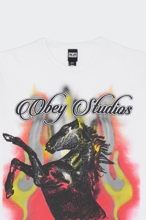 OBEY T-shirt Blanc