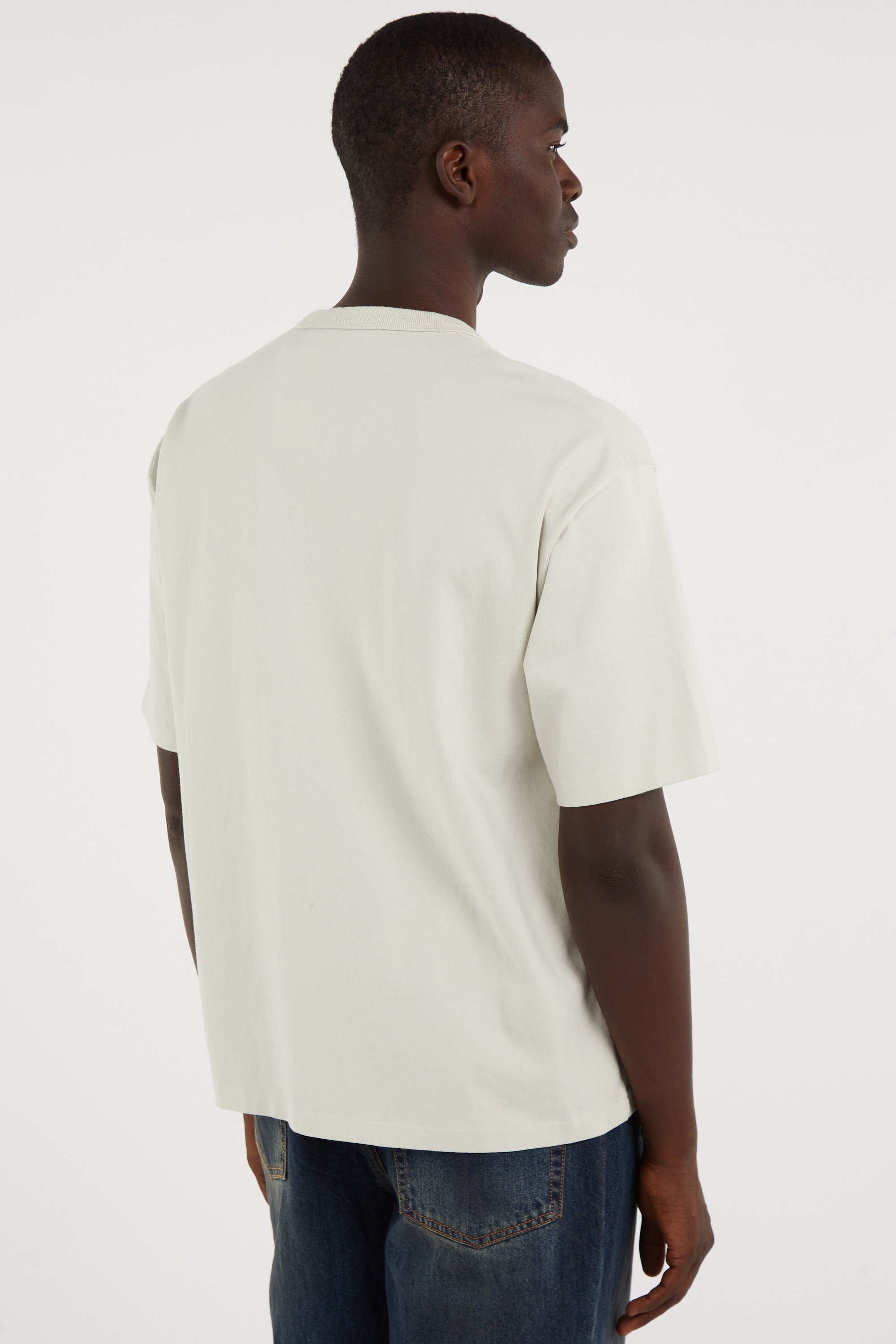 Regular-fit round-neck cotton T-shirt | Grey POLO RALPH LAUREN Men
