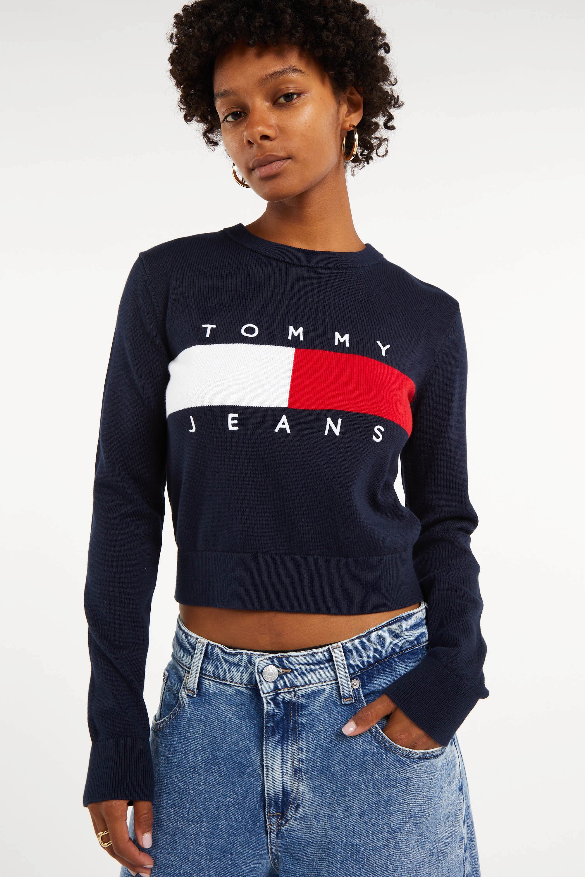 Pull | Bleu TOMMY JEANS Femme