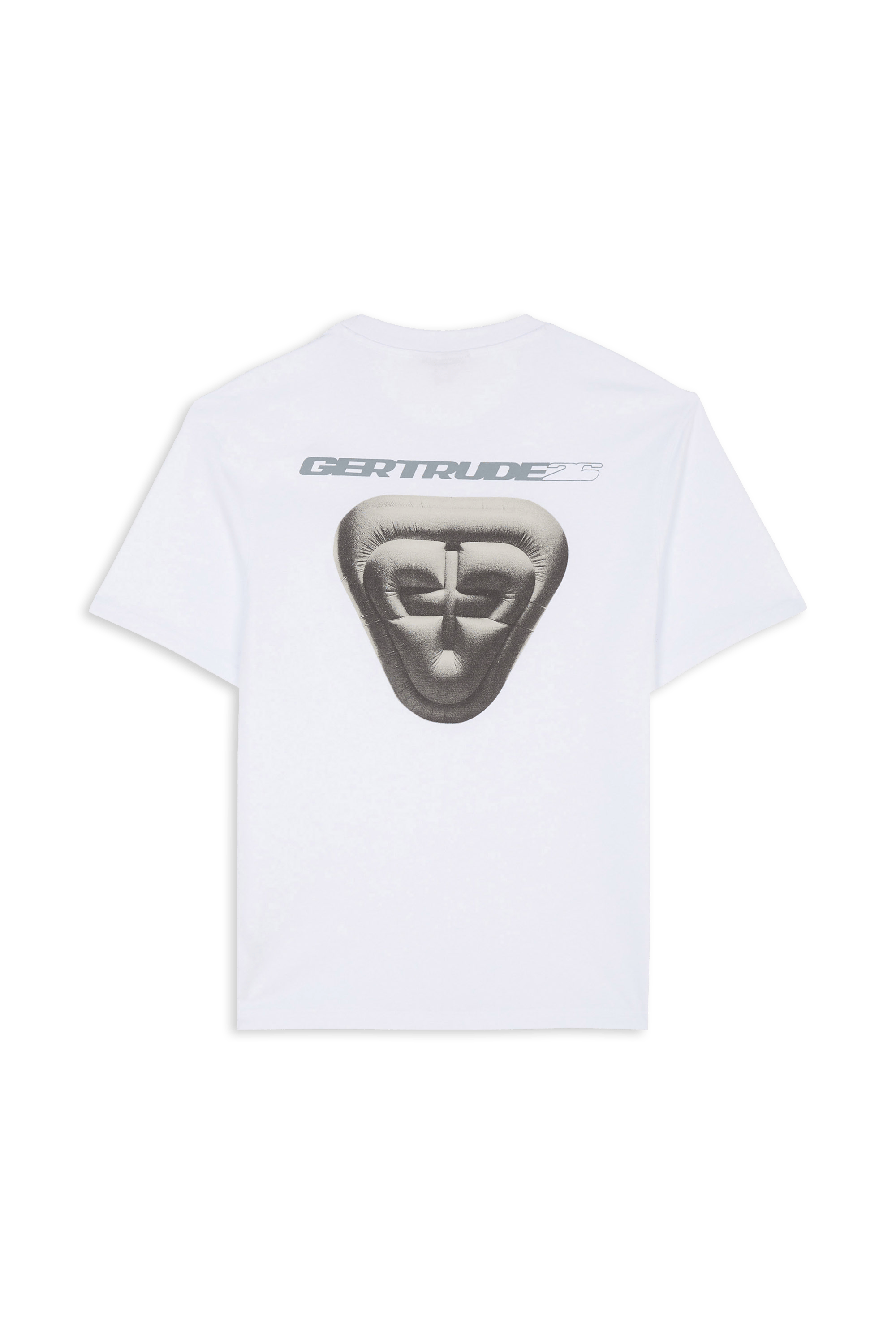 Regular-fit round-neck cotton T-shirt GERTRUDE White