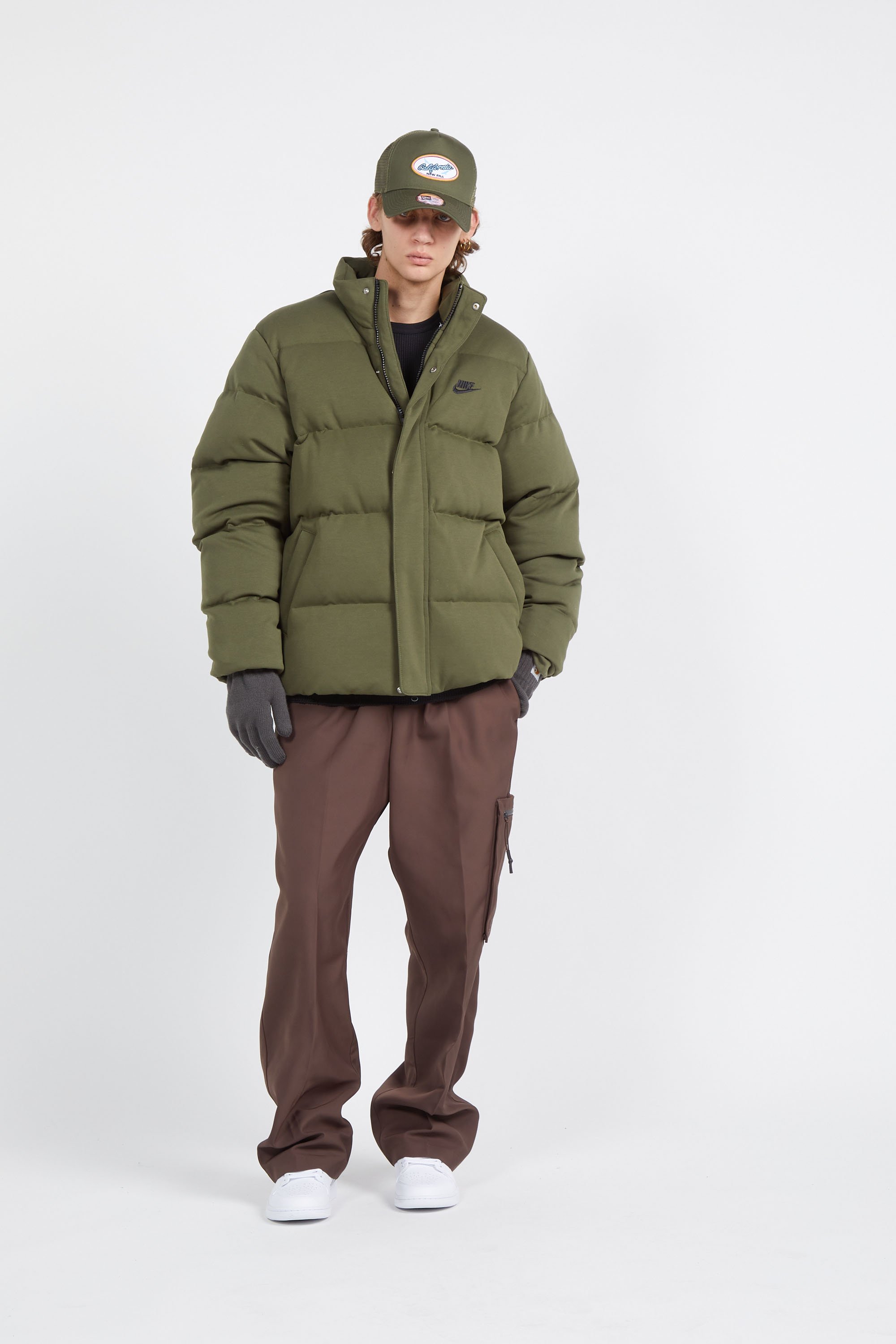 puffer coat | Green by NIKE puffer coat Green