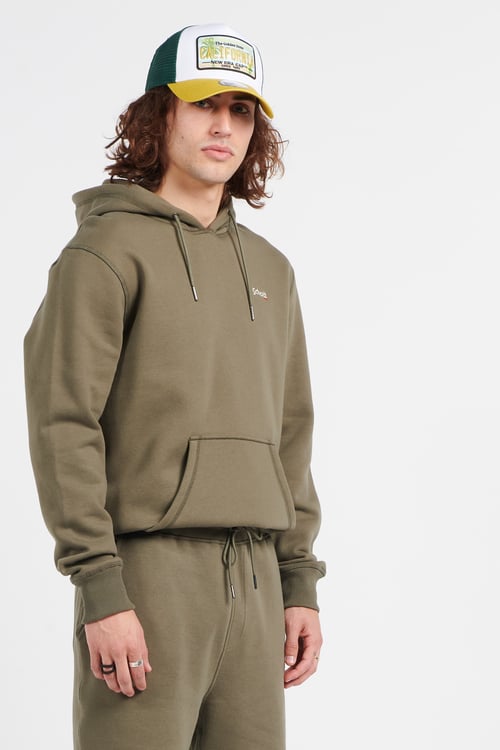 SCHOTT Hoodie Vert